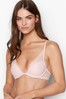 Victoria's Secret Lilac Moon Grey Lightly Lined Lace Plunge Bra