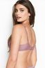 Victoria's Secret Mauvelous Purple Lace Lightly Lined Demi Bra