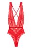 Victoria's Secret Dream Angels Unlined Lace Plunge Teddy