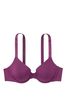 Victoria's Secret Dark Raspberry Purple Smooth Logo Strap Lightly Lined T-Shirt Bra