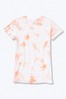 Victoria's Secret PINK Peach Aura Tie Dye Perfect Crew T-Shirt