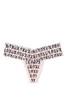 Victoria's Secret Pink Fizz Lace Thong Knickers