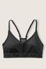 Victoria's Secret PINK Pure Black Lightly Lined Low Impact Sports Bra