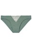 Victoria's Secret Dark Seafoam Green Cotton Bikini Panty