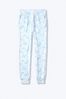 Victoria's Secret PINK Blue Skies Tie Dye Cosy Ribbed Jogger Pyjama Bottoms