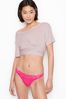 Victoria's Secret Fuschia Pink Cotton Thong Panty