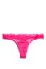 Victoria's Secret Fuschia Pink Cotton Thong Panty