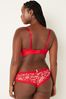 Victoria's Secret PINK Red Pepper Fuller Cup Lace Unlined Triangle Bralette