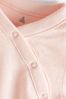 Pink Wrap Long Sleeve Baby Bodysuit
