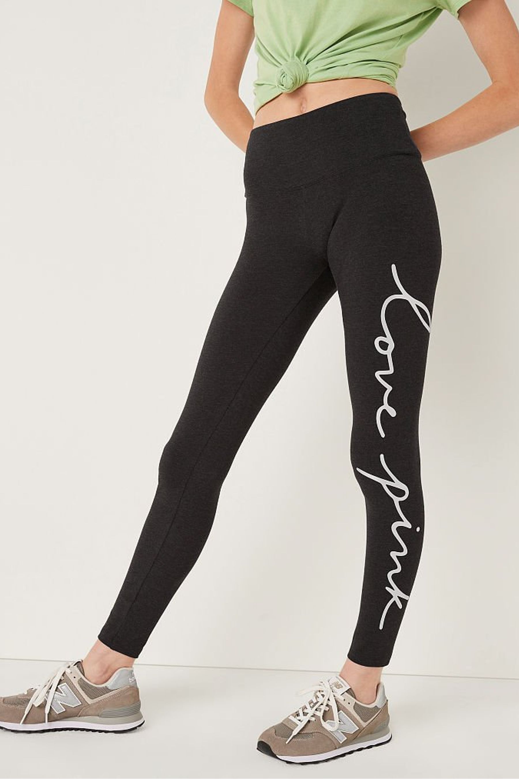 Buy Victoria's Secret PINK Shine Full Length High Waist Legging from