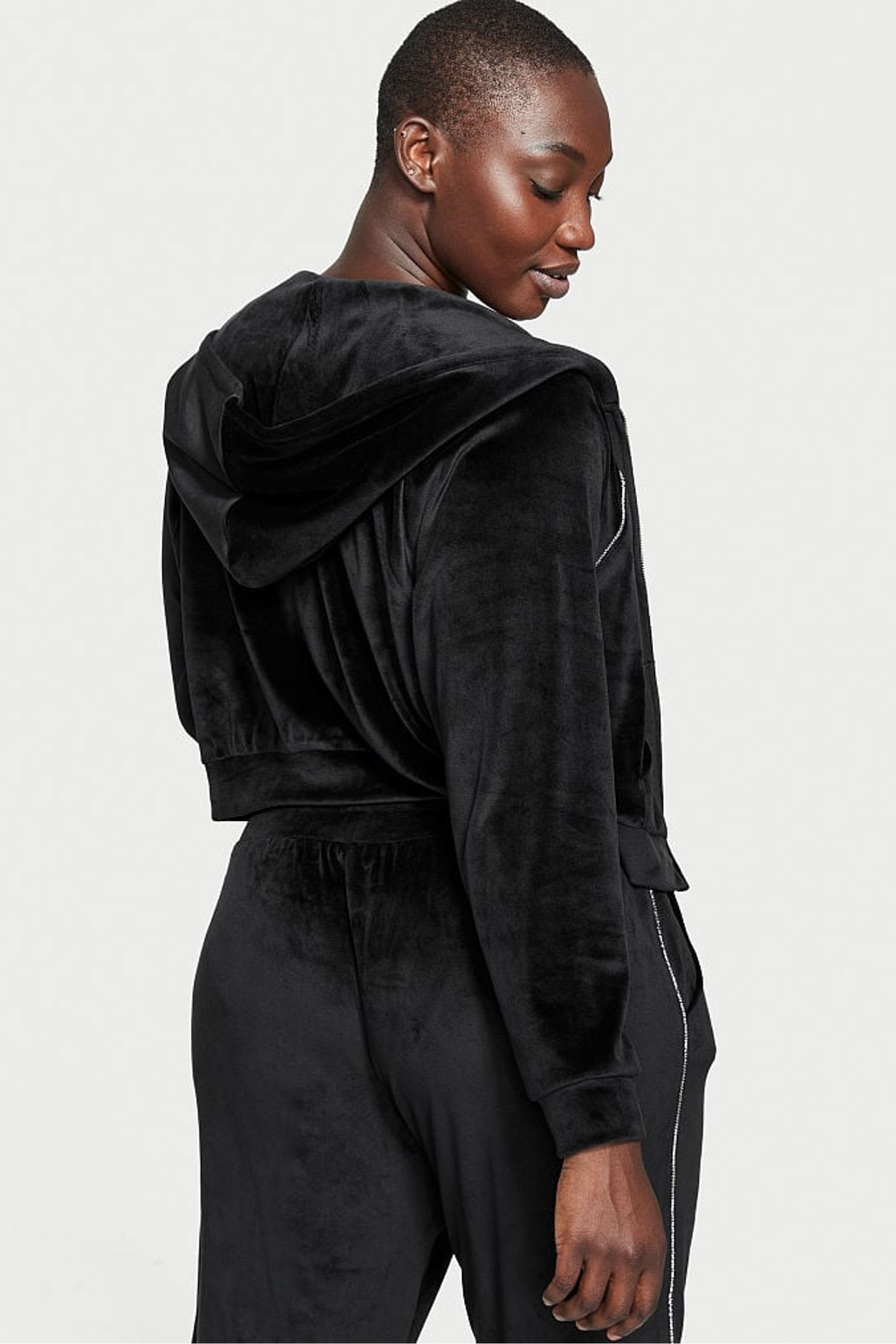 Victoria's Secret Velour Lounge Zip Up Hoodie Victoria's Secret Ireland