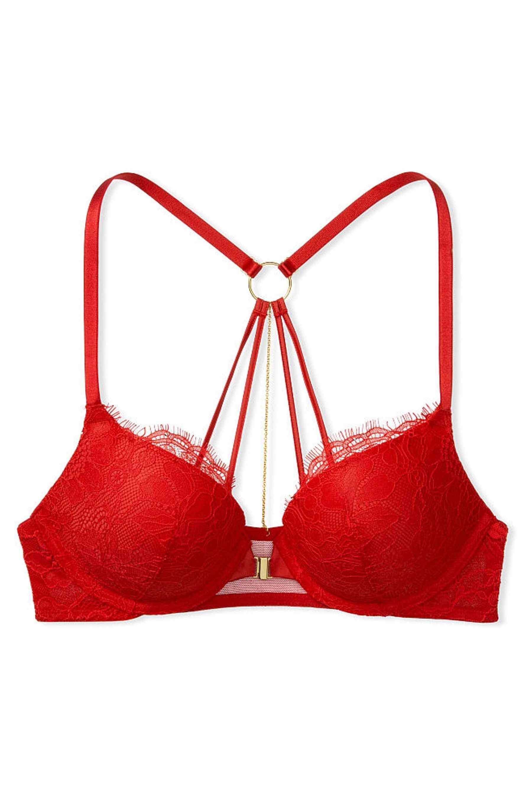 Buy Victoria's Secret Lace Front Fastening Push Up Bra from the