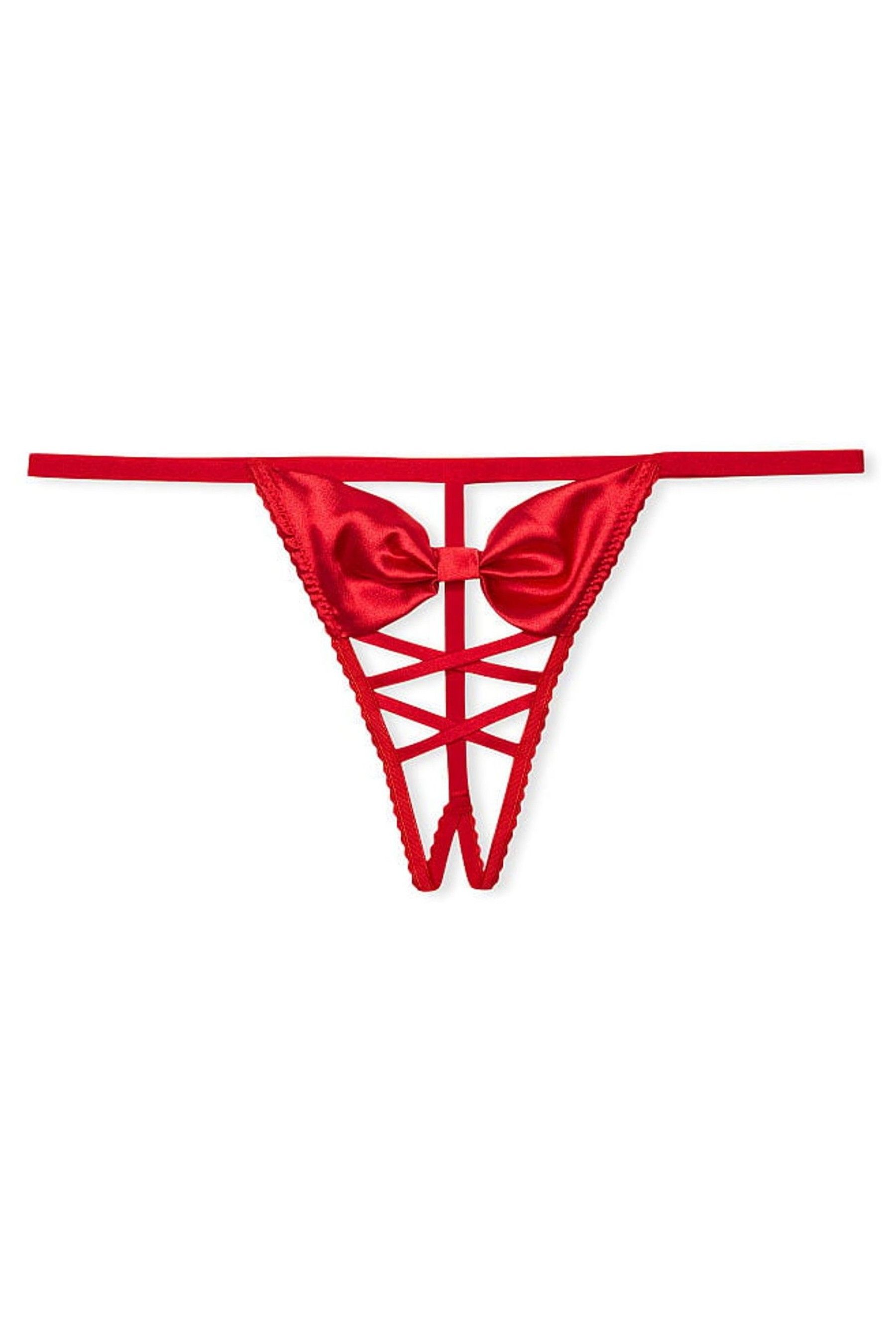 Buy Victoria's Secret Very Sexy Bow Lace Up G String Knickers from the ...