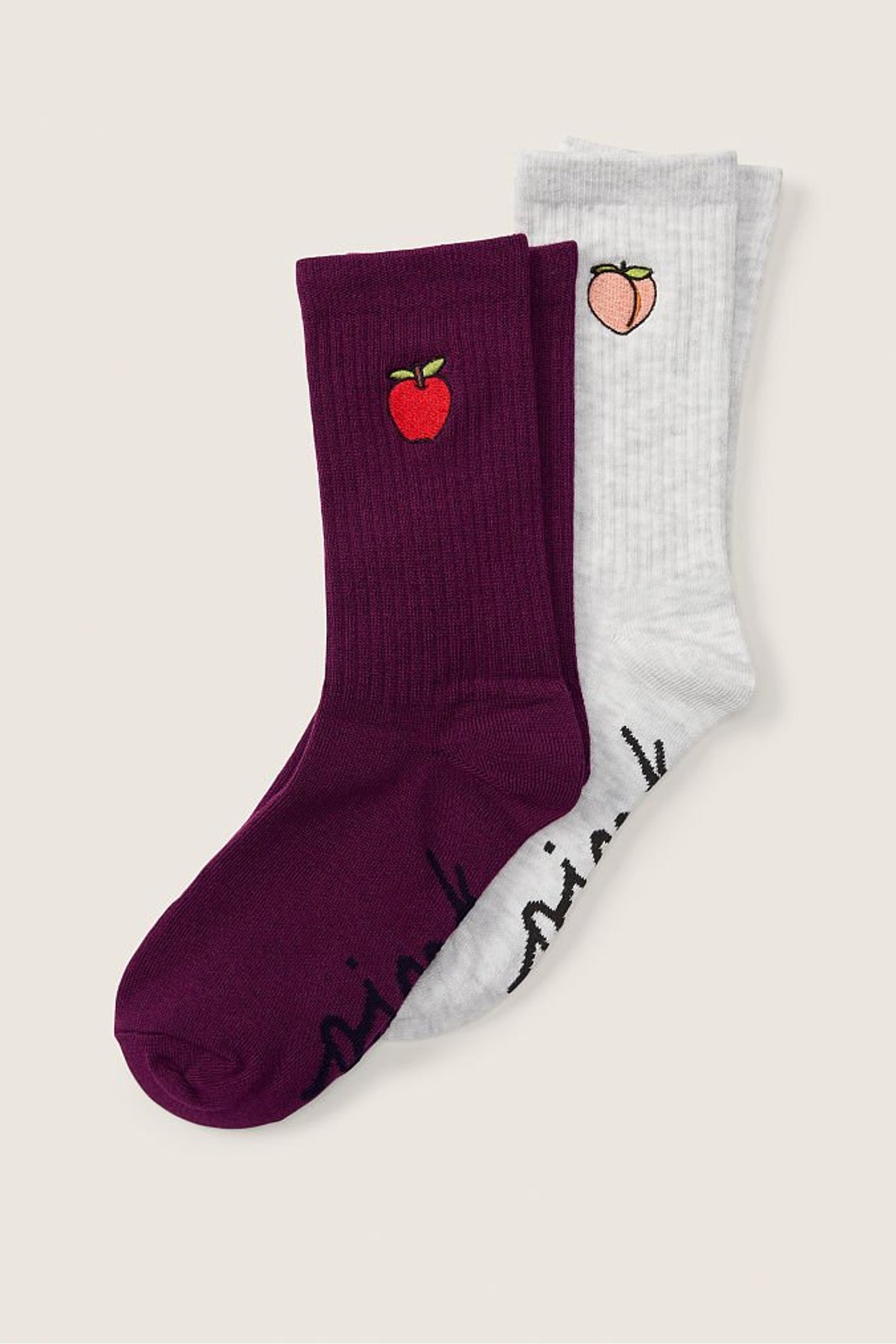 Victoria's Secret Pink Crew Sock 2 Pack Victoria's Secret Ireland