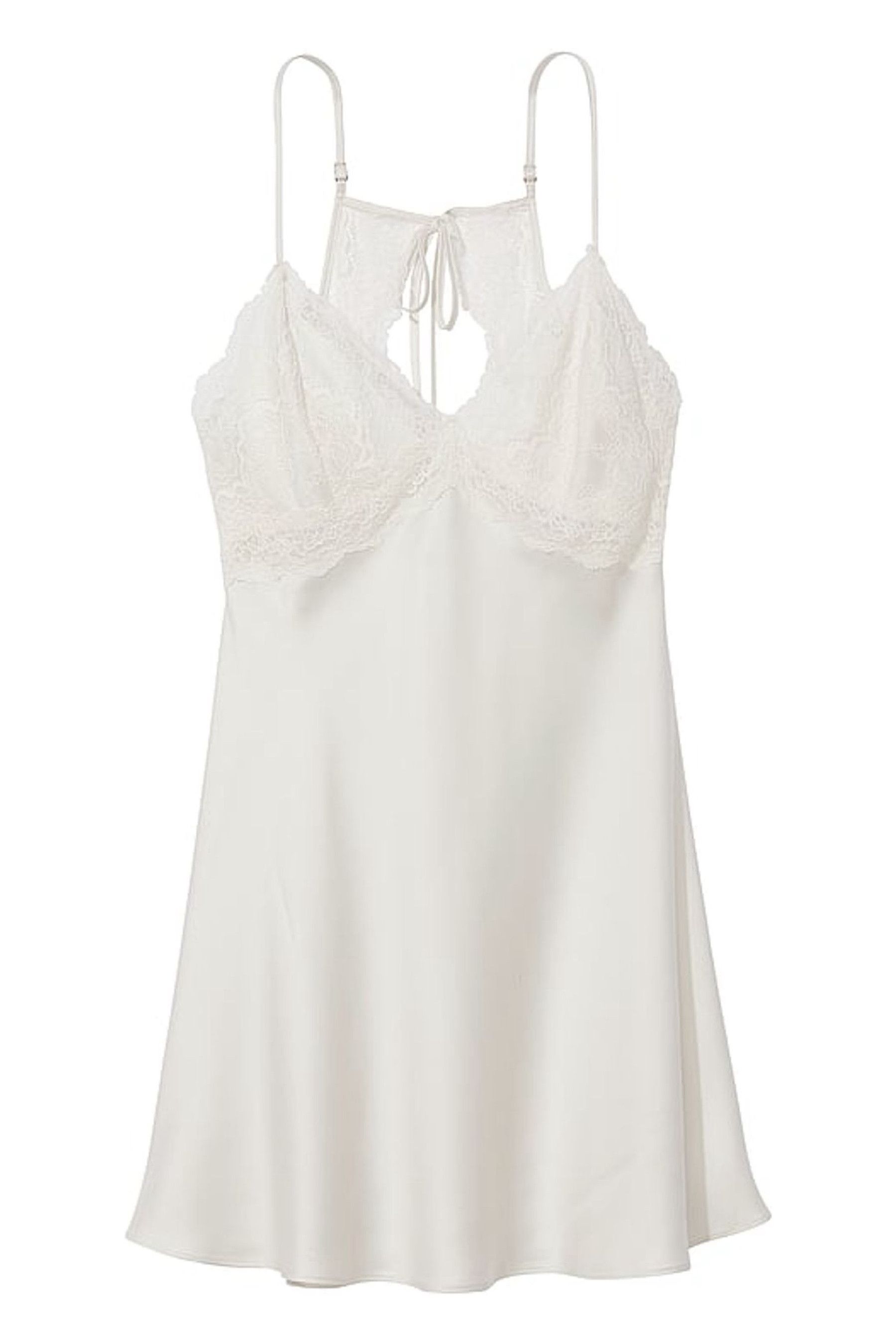 Buy Victoria's Secret Lace Plunge Open Back Slip Dress from the ...