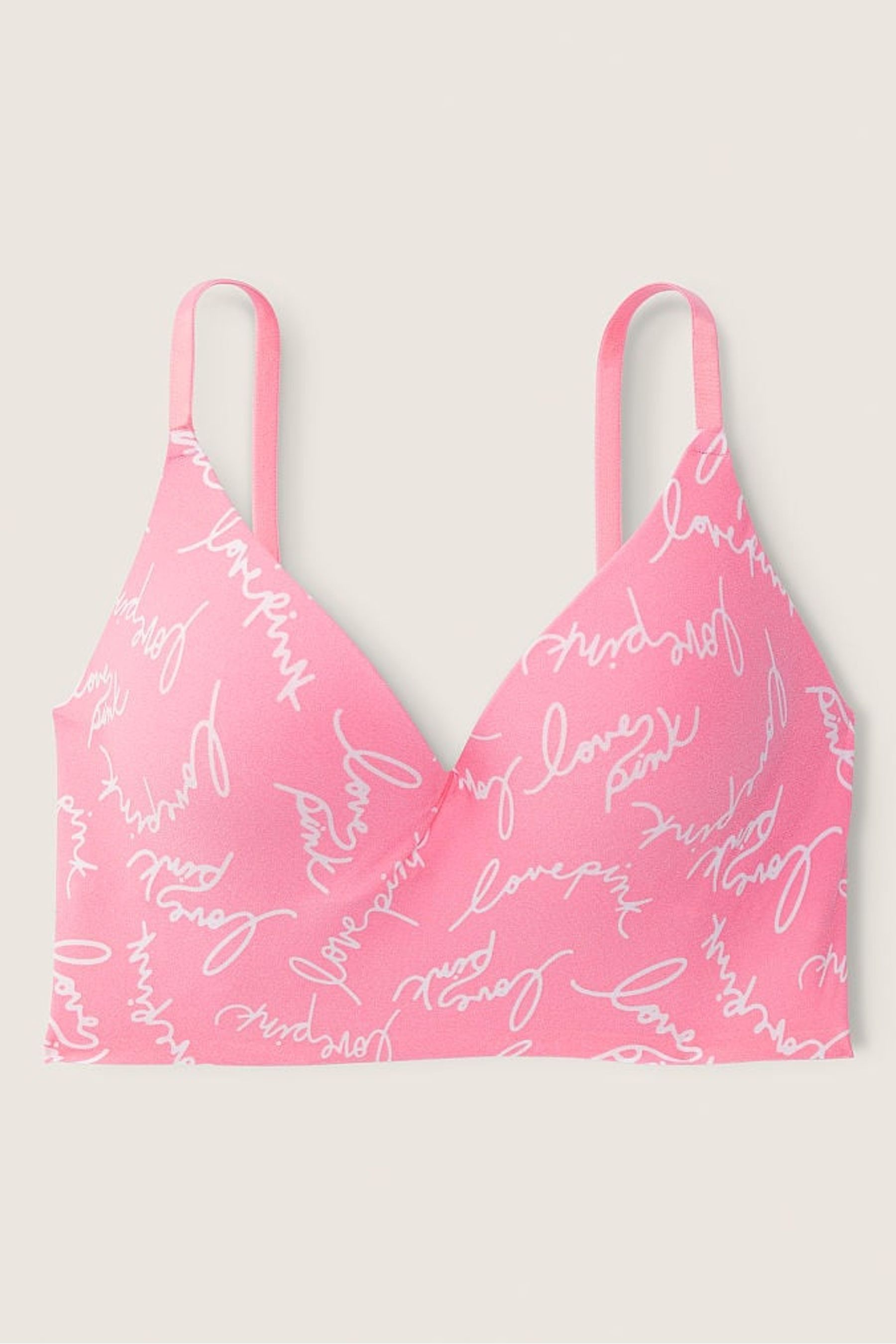 Buy Victoria's Secret PINK Smooth Non Wired Push Up Bralette from the