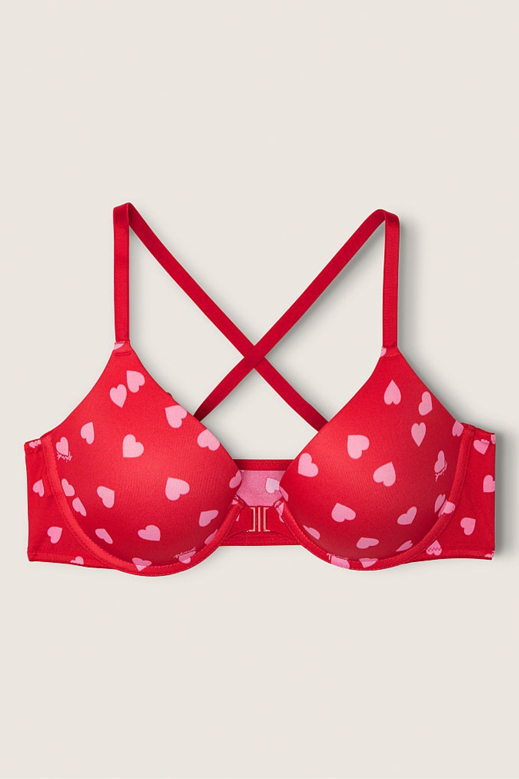 Buy Victoria's Secret PINK Front Fastening Push Up TShirt Bra from the Victoria's Secret UK