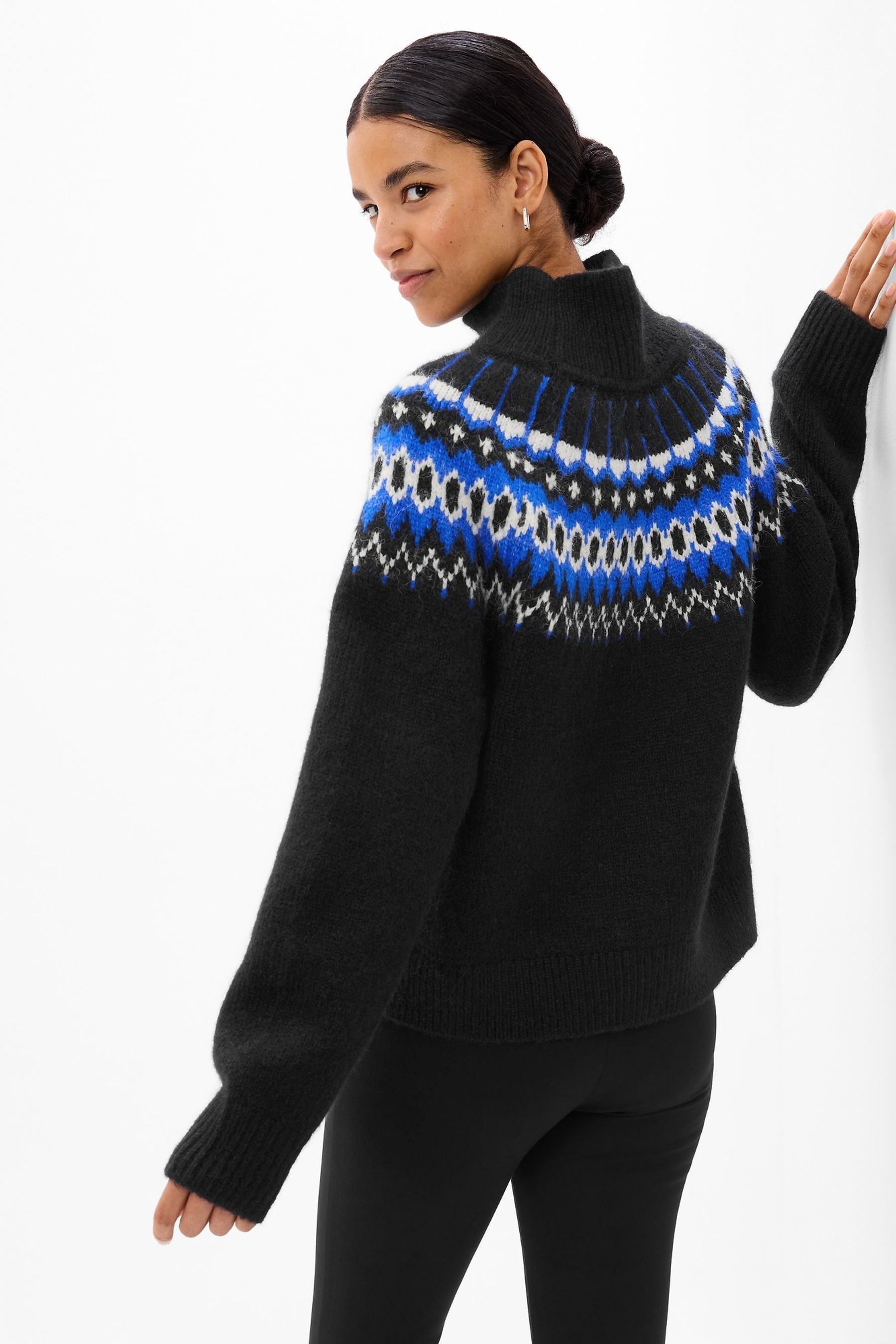 Buy Gap Brushed Fair Isle Jumper from the Gap online shop