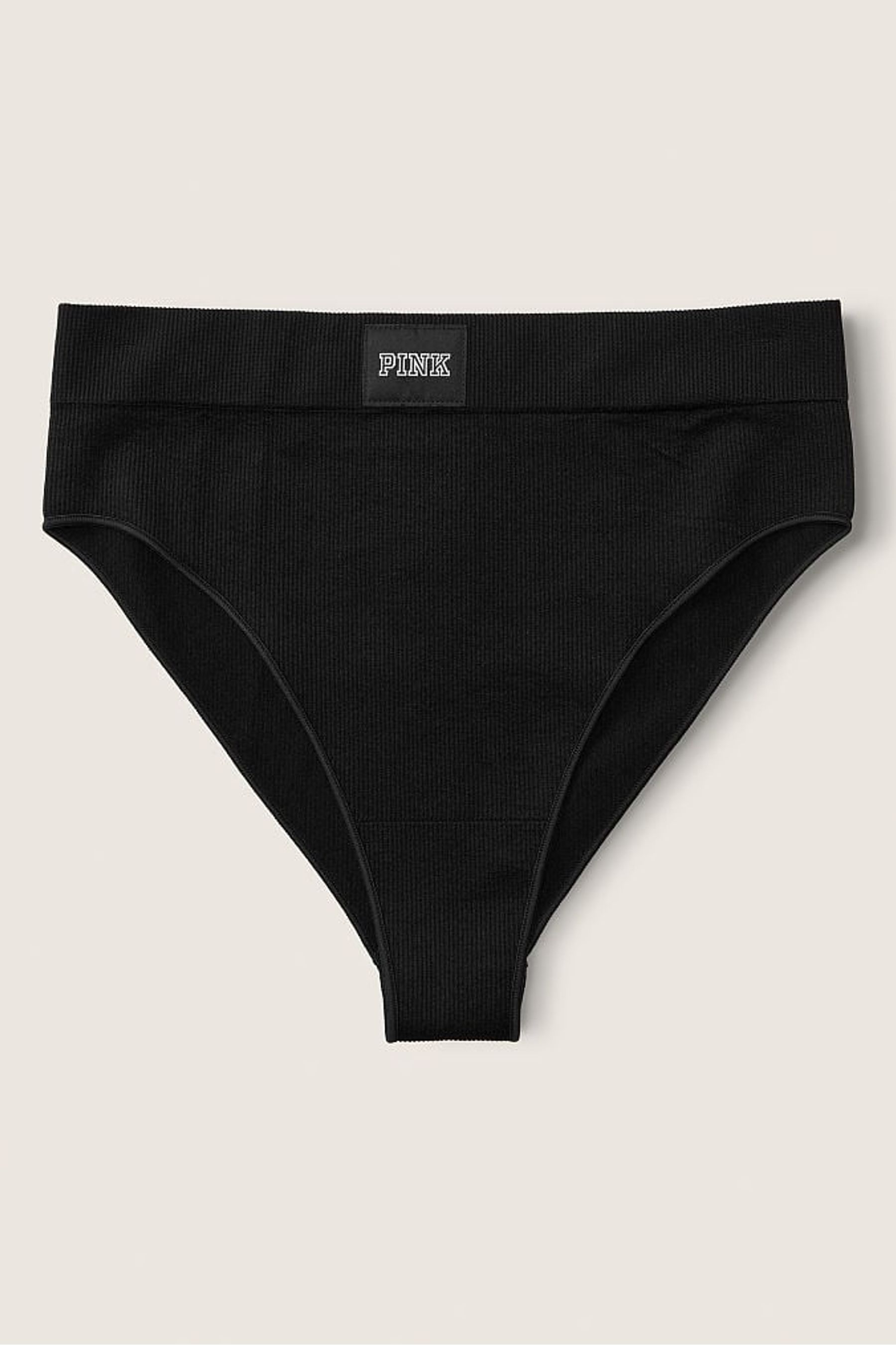 Buy Victoria's Secret PINK Seamless High Waist Rib Bikini Knickers from