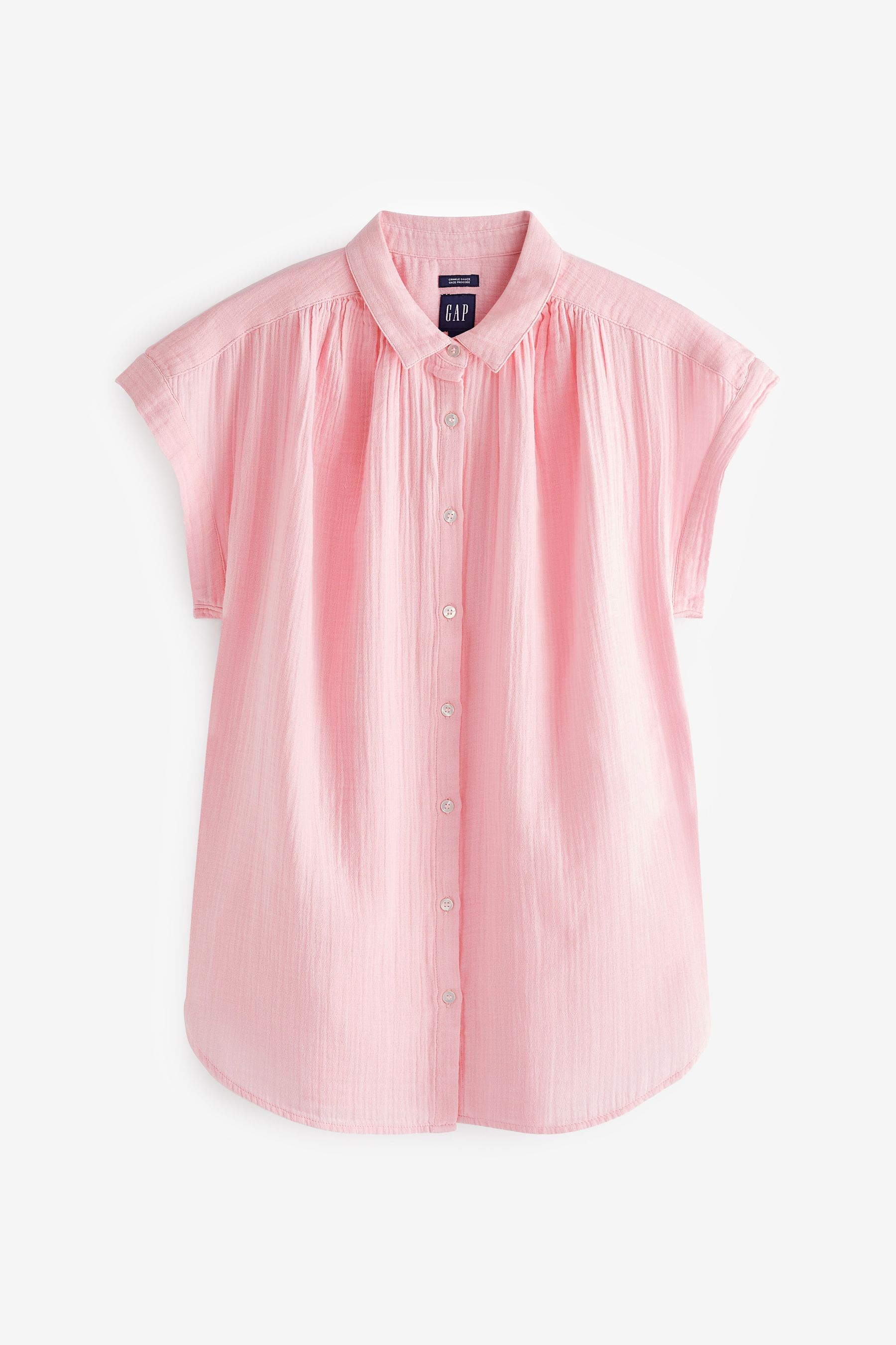 Buy Gap Crinkle Short Sleeve Gauze Shirt from the Gap online shop