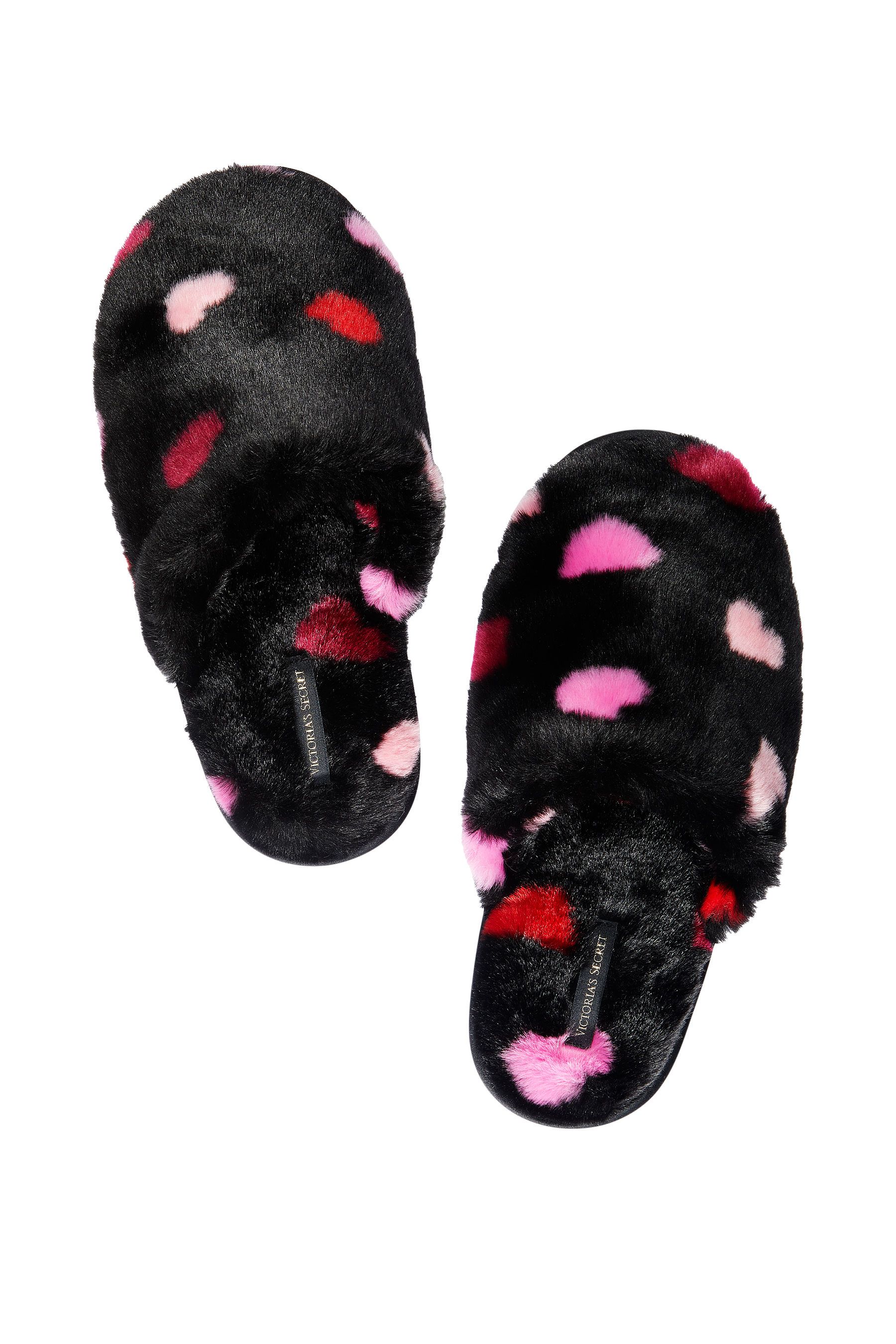 Buy Victoria's Secret Closed Toe Faux Fur Slippers from the Victoria's ...
