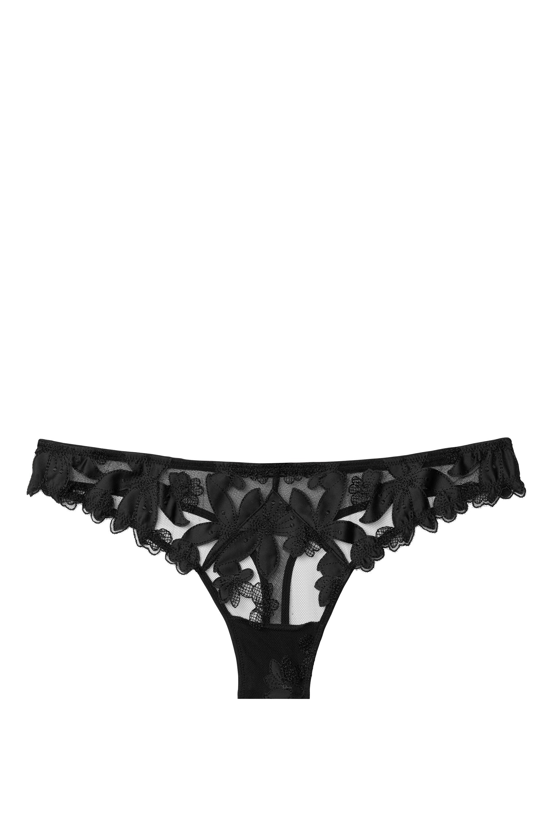 Buy Victoria's Secret Embroidered Thong Knickers from the Victoria's ...