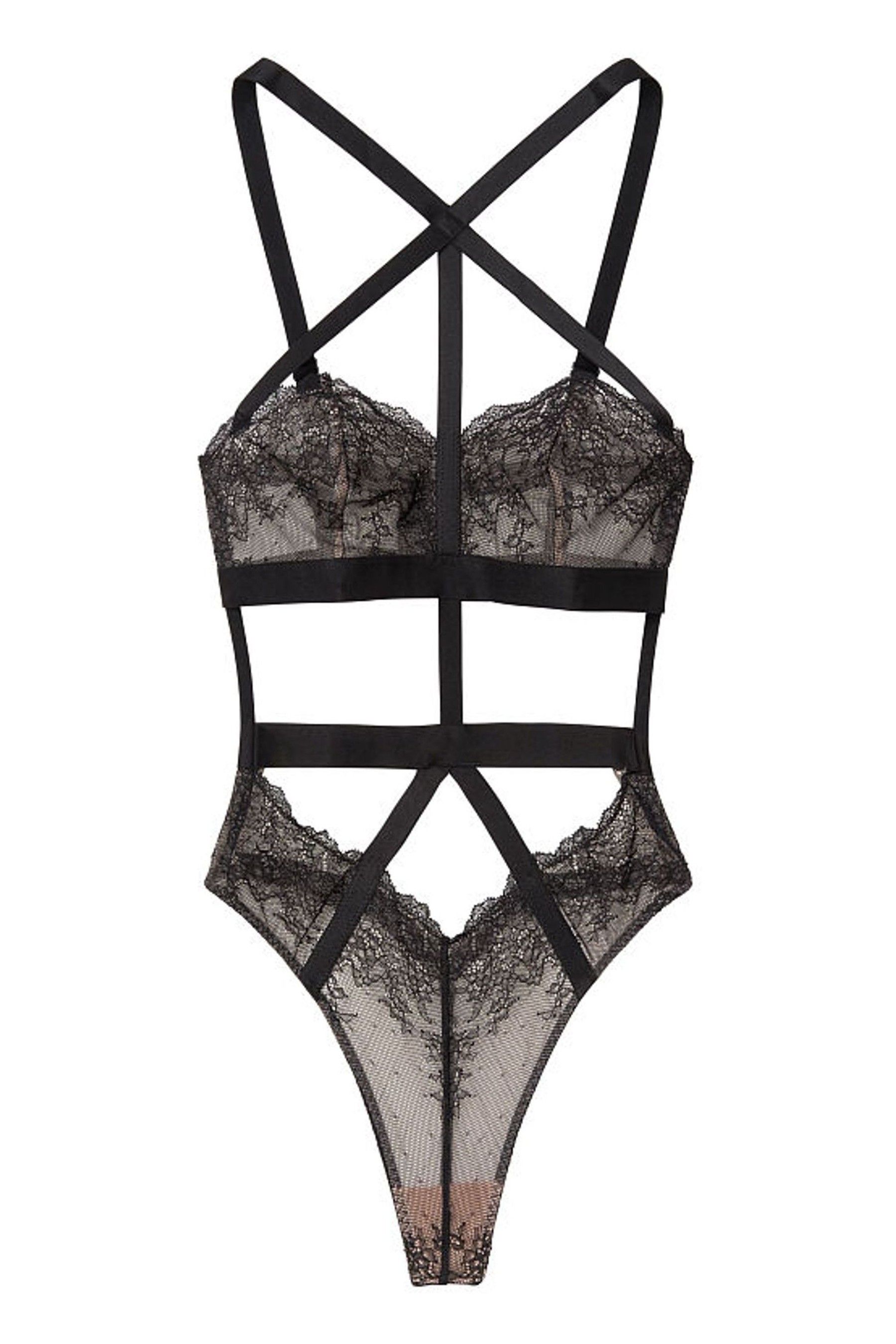 Victoria's Secret Cutout Lace Unlined Bodysuit Victoria's Secret Ireland