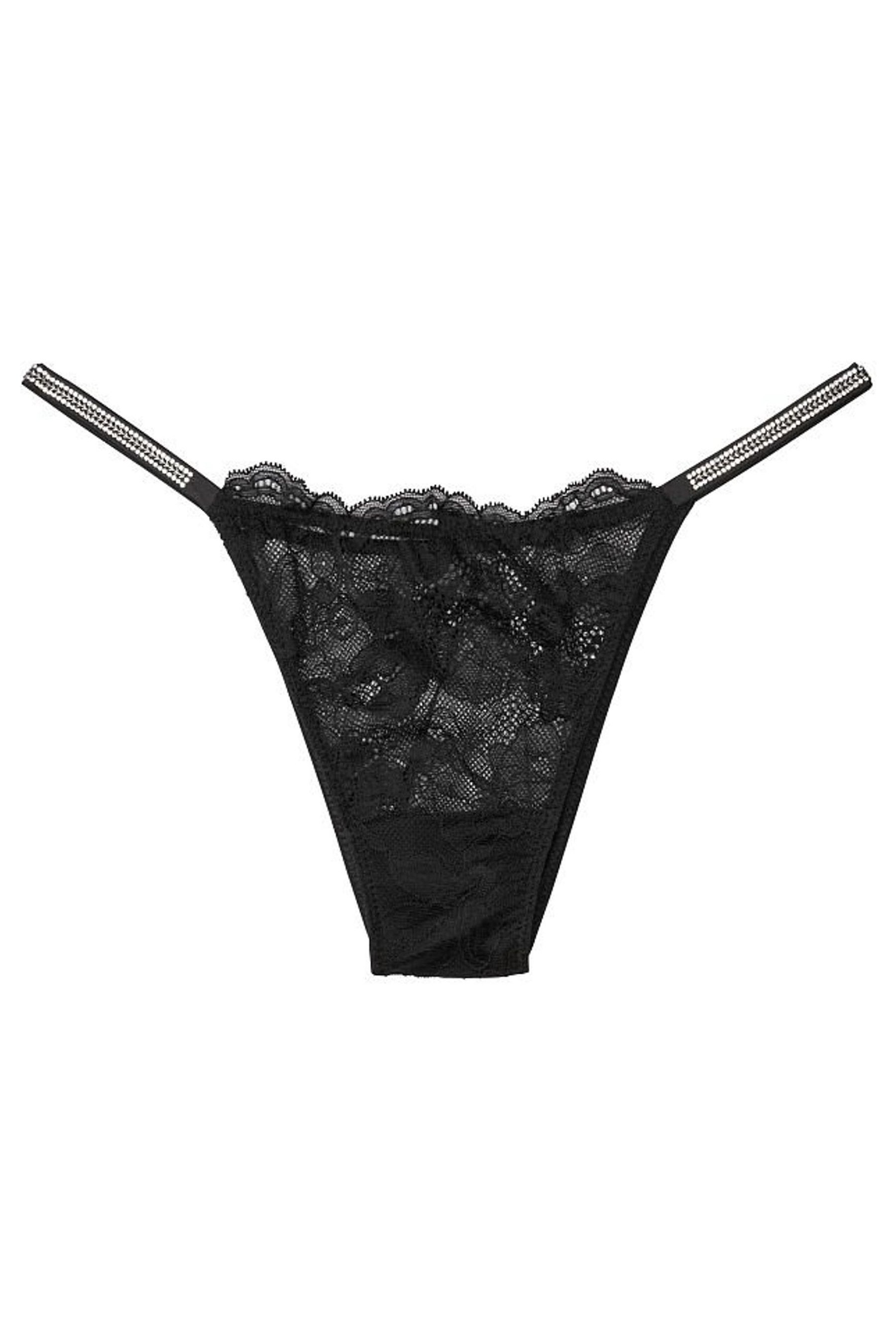 Buy Victoria S Secret Lace Shine Strap Brazilian Panty From The Victoria S Secret Uk Online Shop
