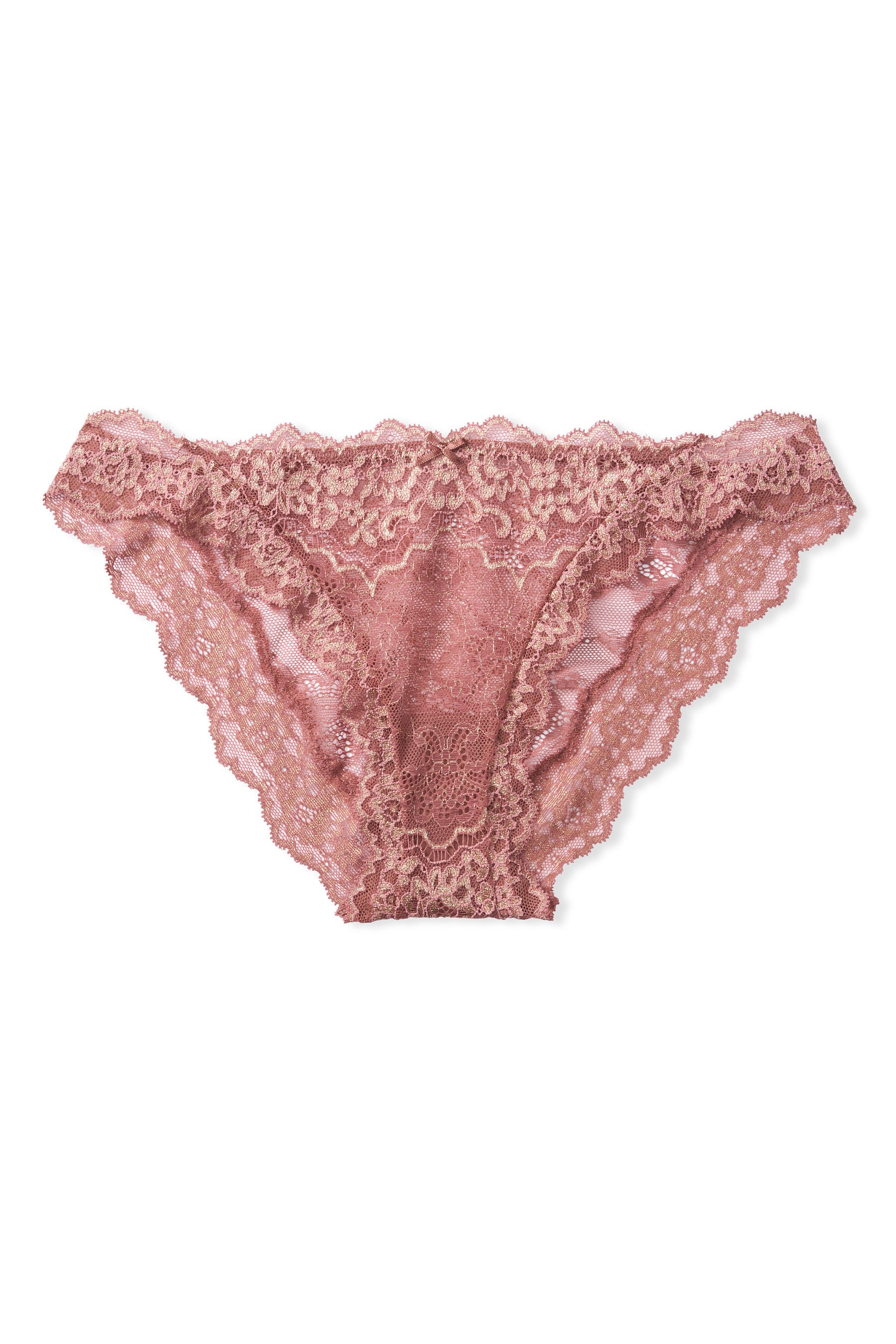 Buy Victoria's Secret Lace Velvet Trim Cheekini Panty from the Victoria