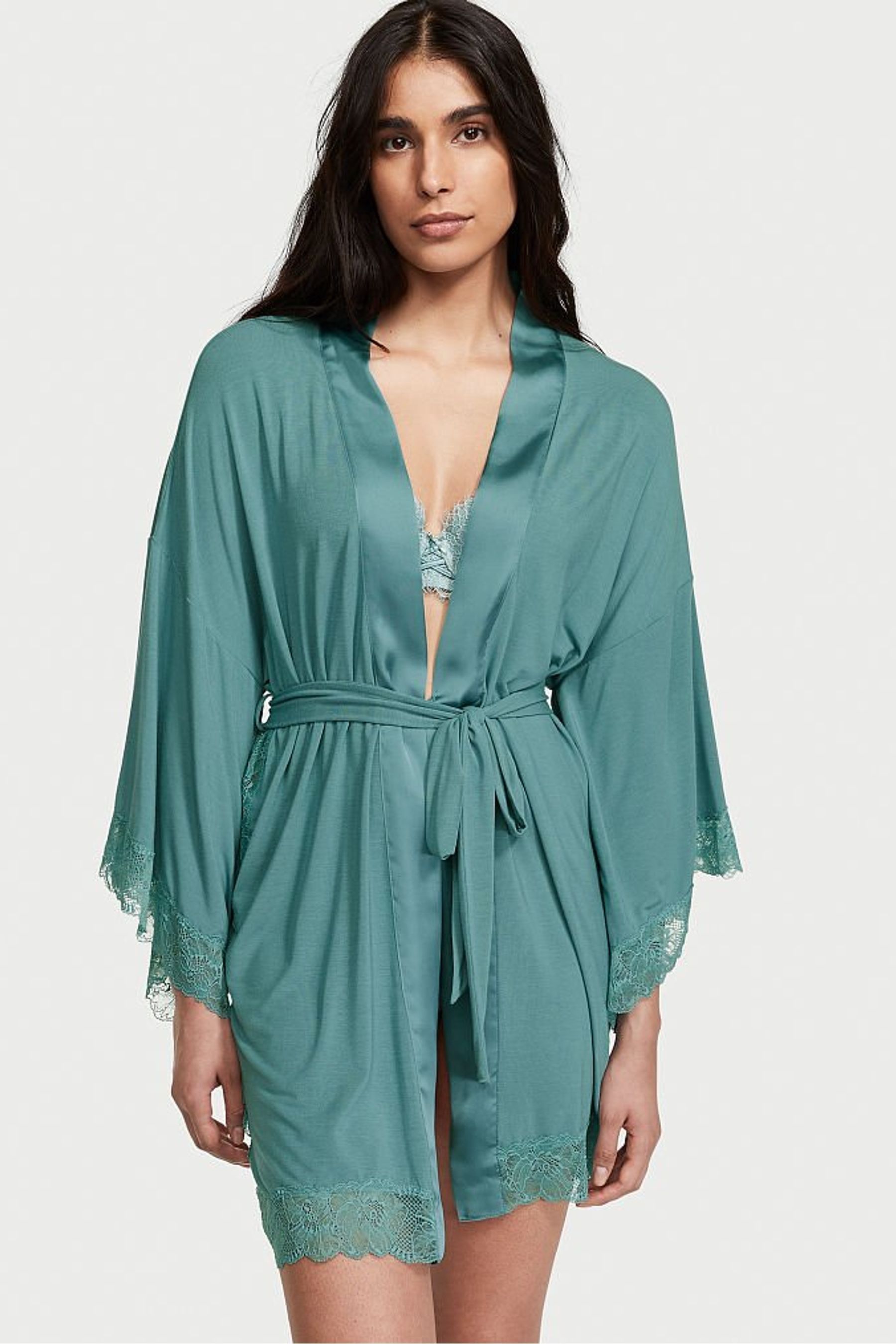 Buy Victoria's Secret Modal LaceTrim Robe from the Victoria's Secret UK