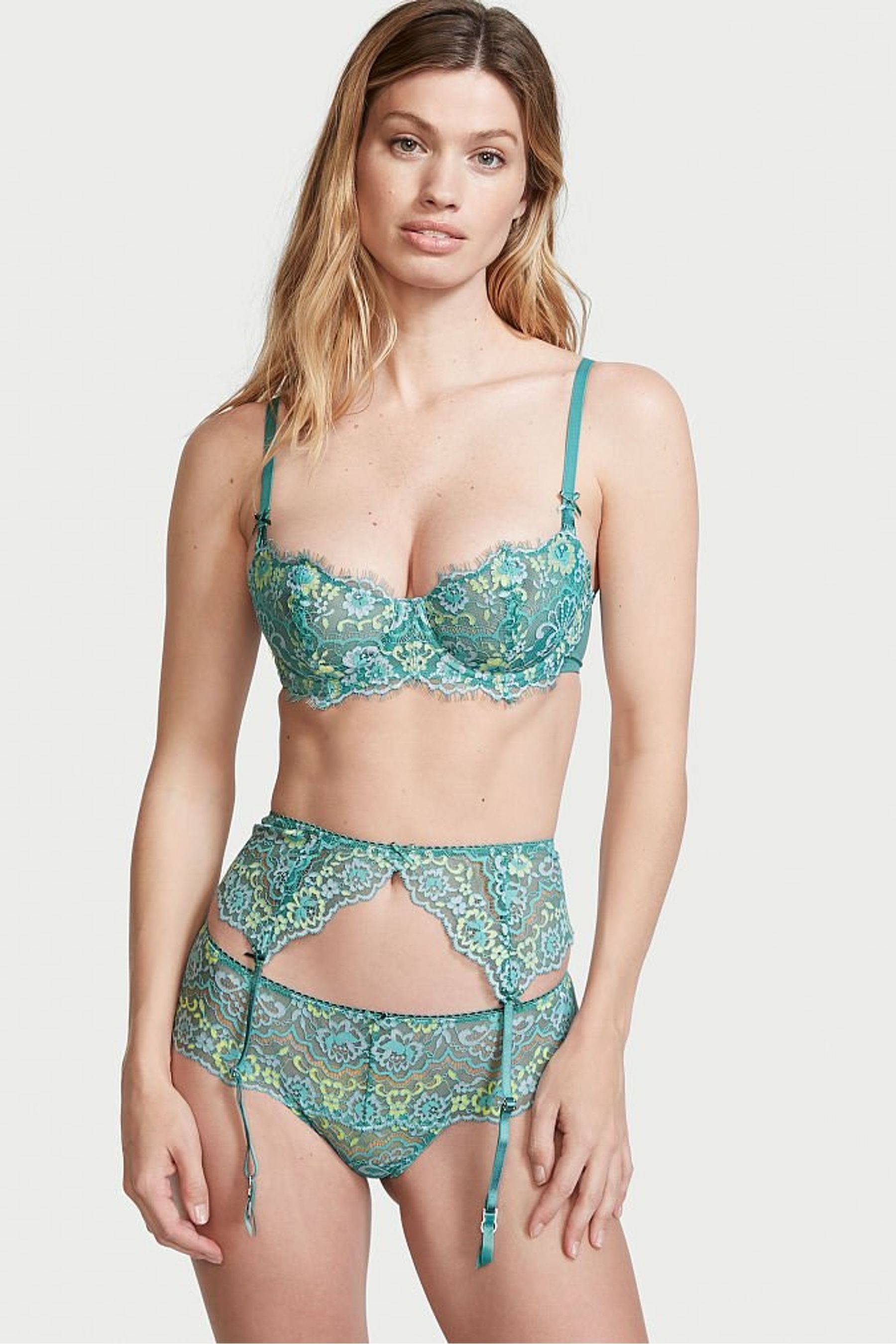 Buy Victoria's Secret Floral Lace Garter Belt from the Victoria's Secret UK online shop