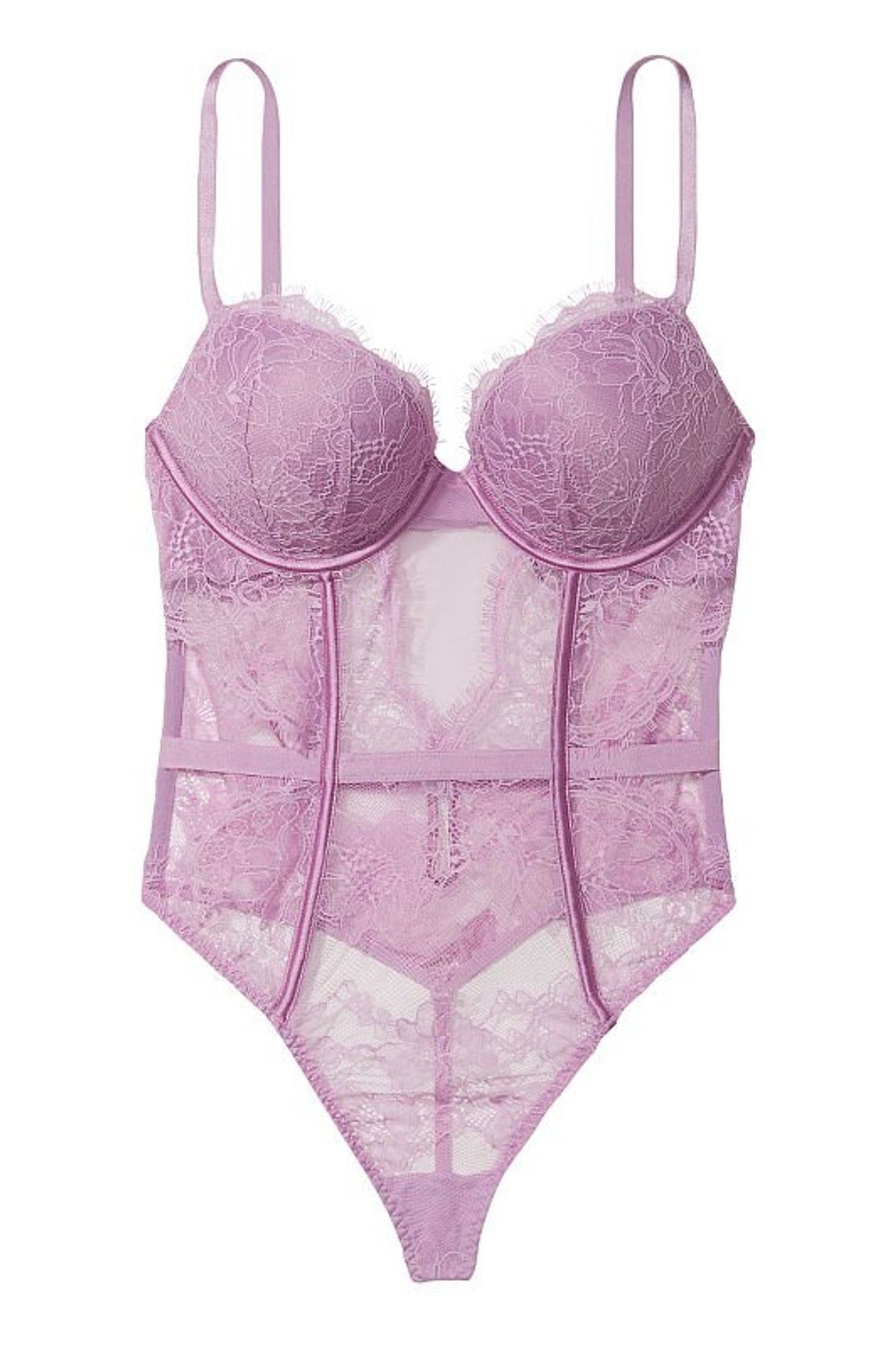 Buy Victoria's Secret Add 2 Cups Lace Bodysuit from the Victoria's ...
