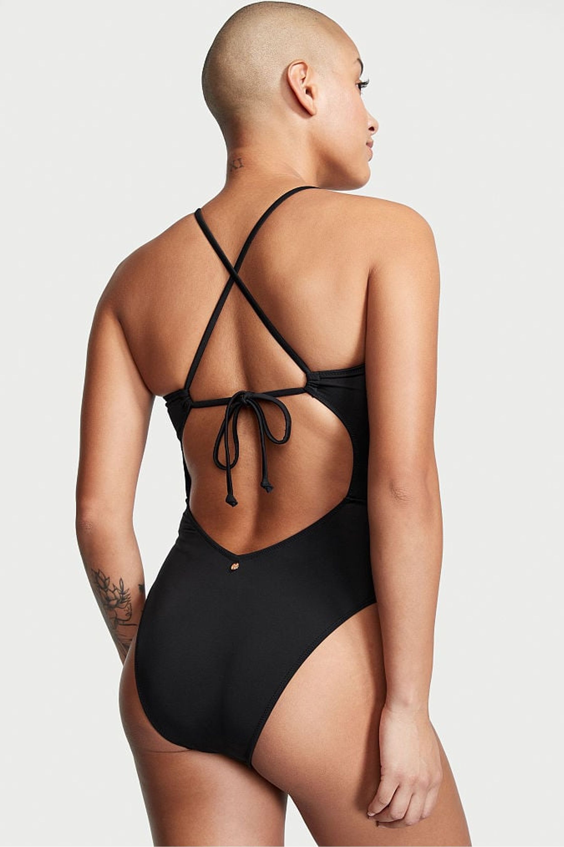 Buy Victorias Secret Ruched Shine Cut Out One Piece Swimsuit From The Victorias Secret Uk 4566