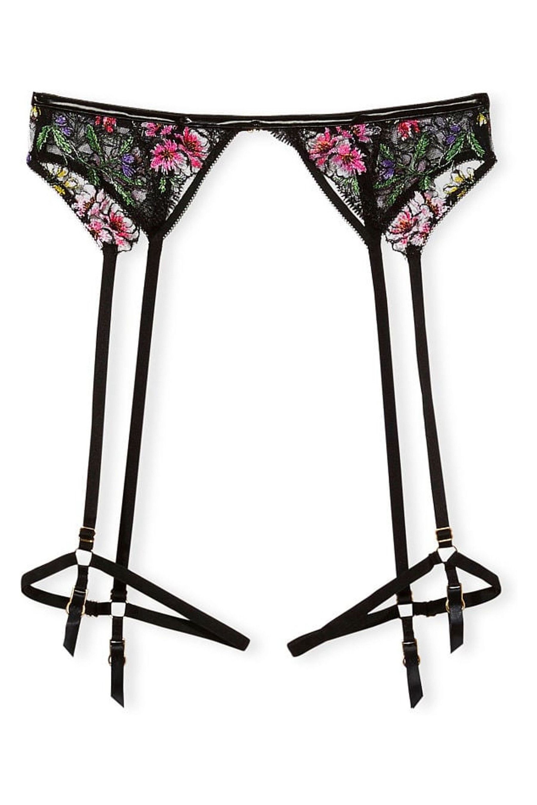 Buy Victoria's Secret Floral Embroidered Garter Belt from the Victoria ...