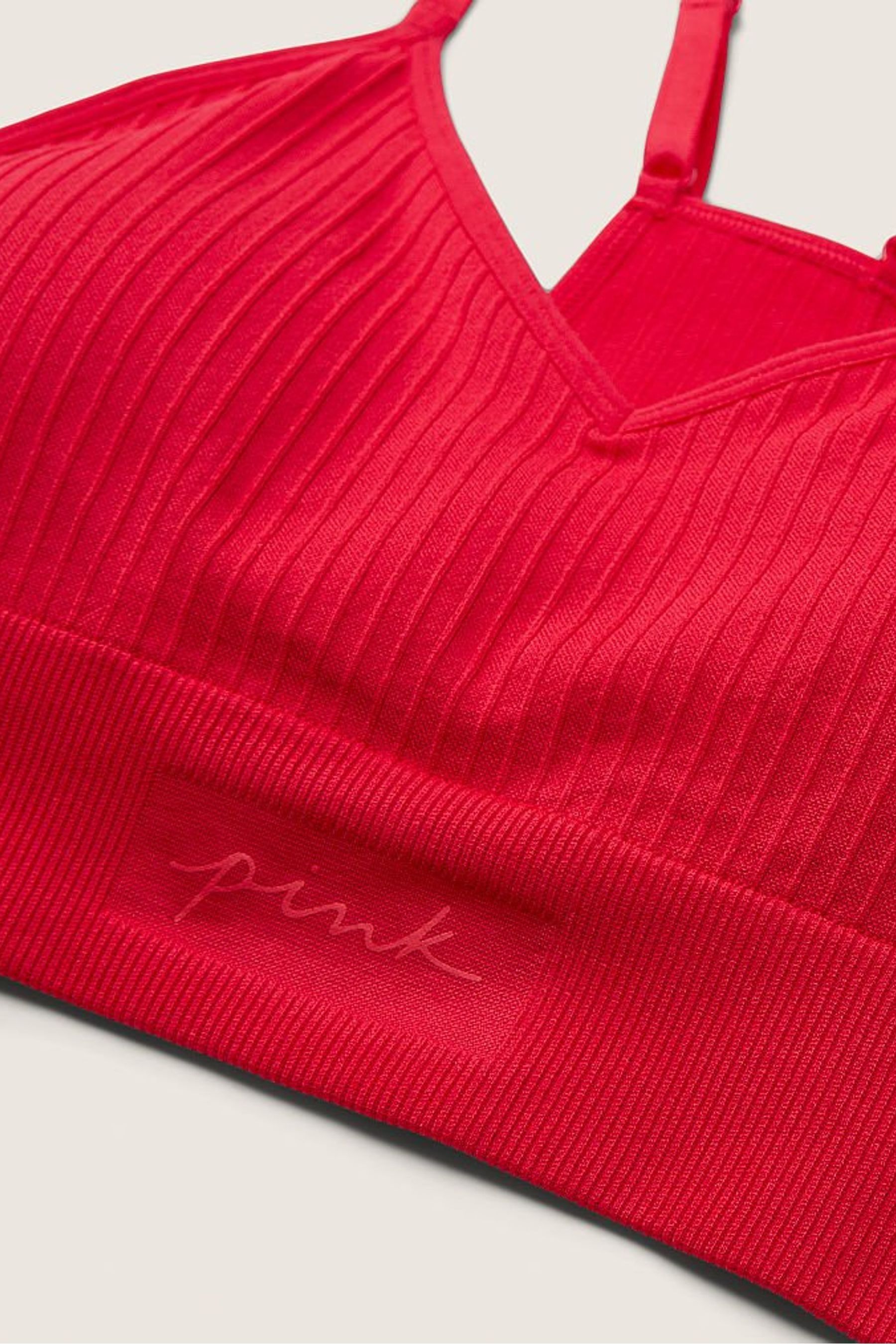 Victorias Secret Pink Seamless Lightly Lined Low Impact Sports Bra Victorias Secret Ireland 