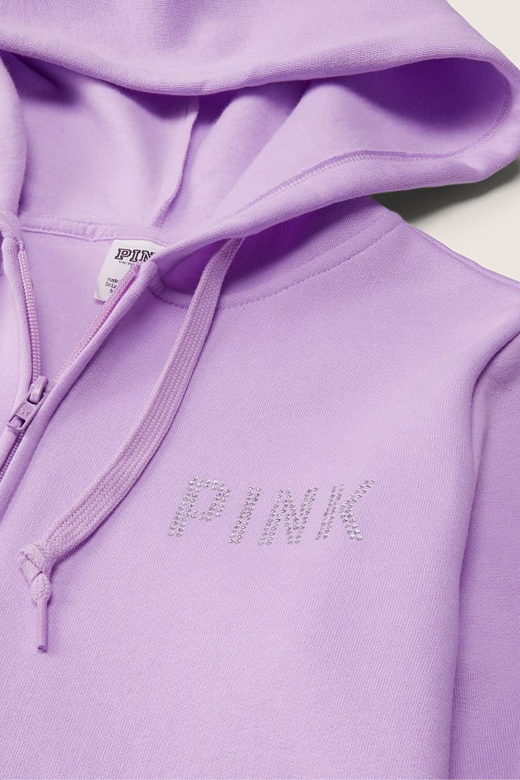 Buy Victoria's Secret PINK Everyday Lounge Perfect Full Zip Hoodie from