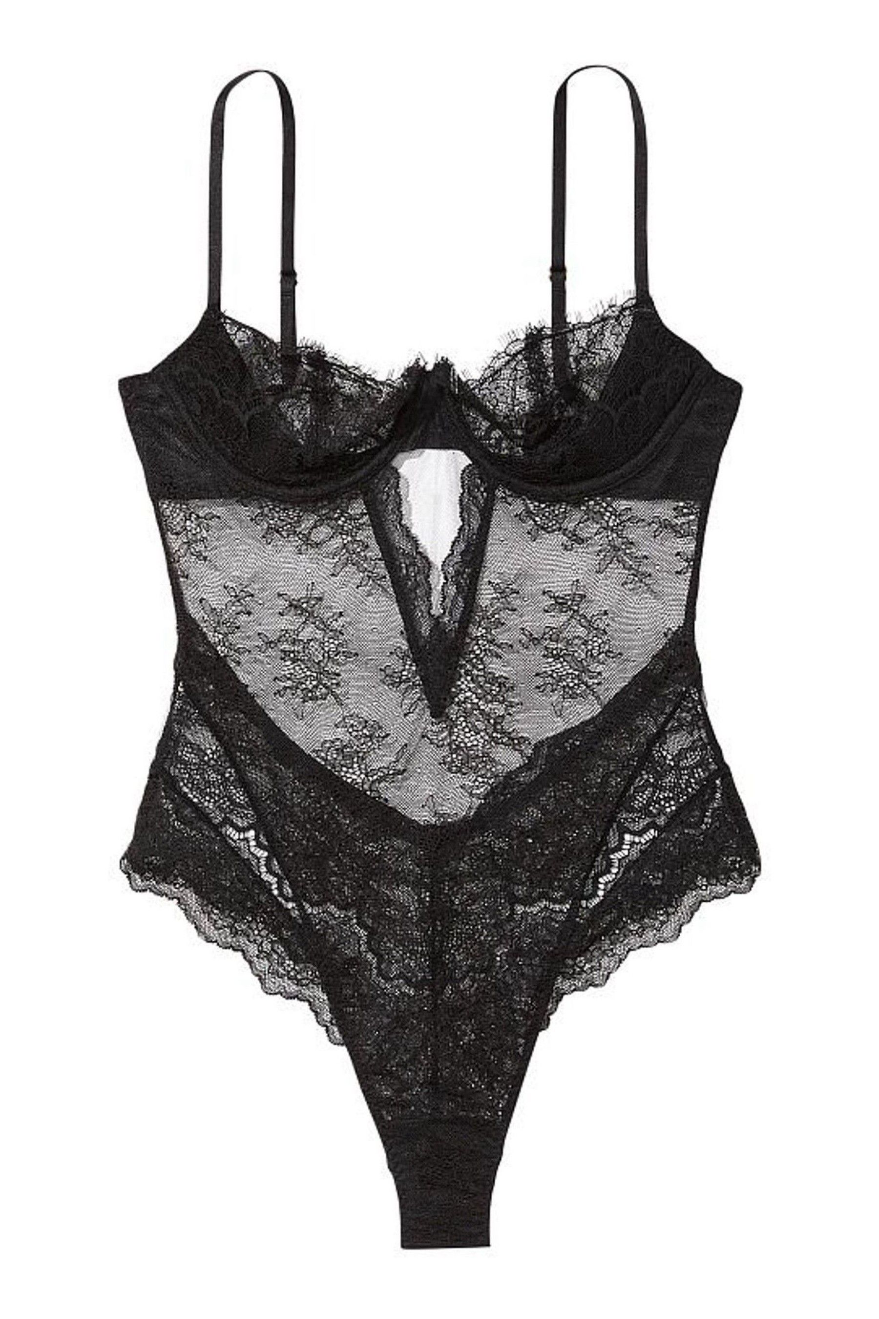 Victoria's Secret Unlined Lace Balcony Bodysuit Victoria's Secret Ireland