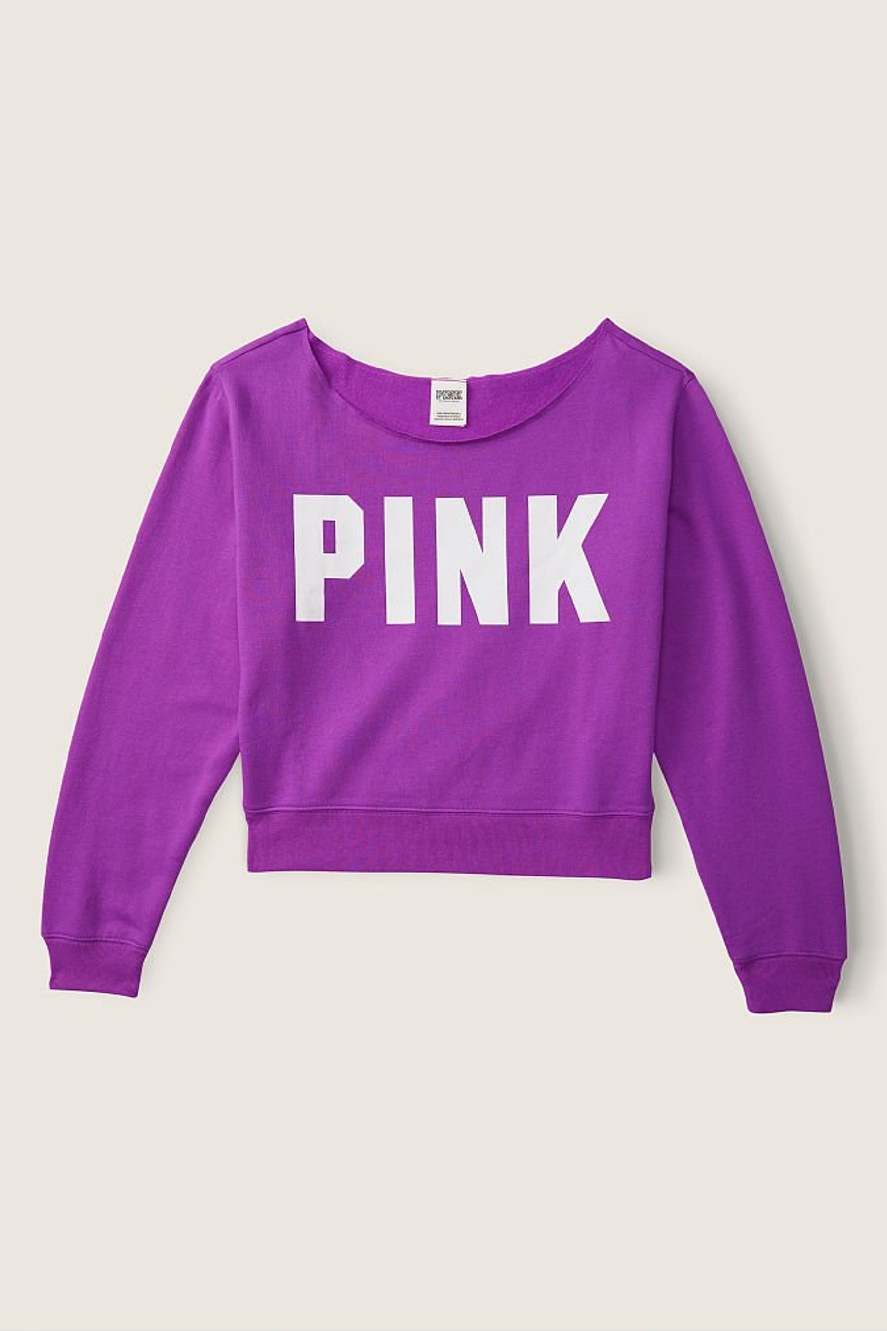 Victoria's Secret PINK Everyday Lounge Off The Shoulder Sweatshirt