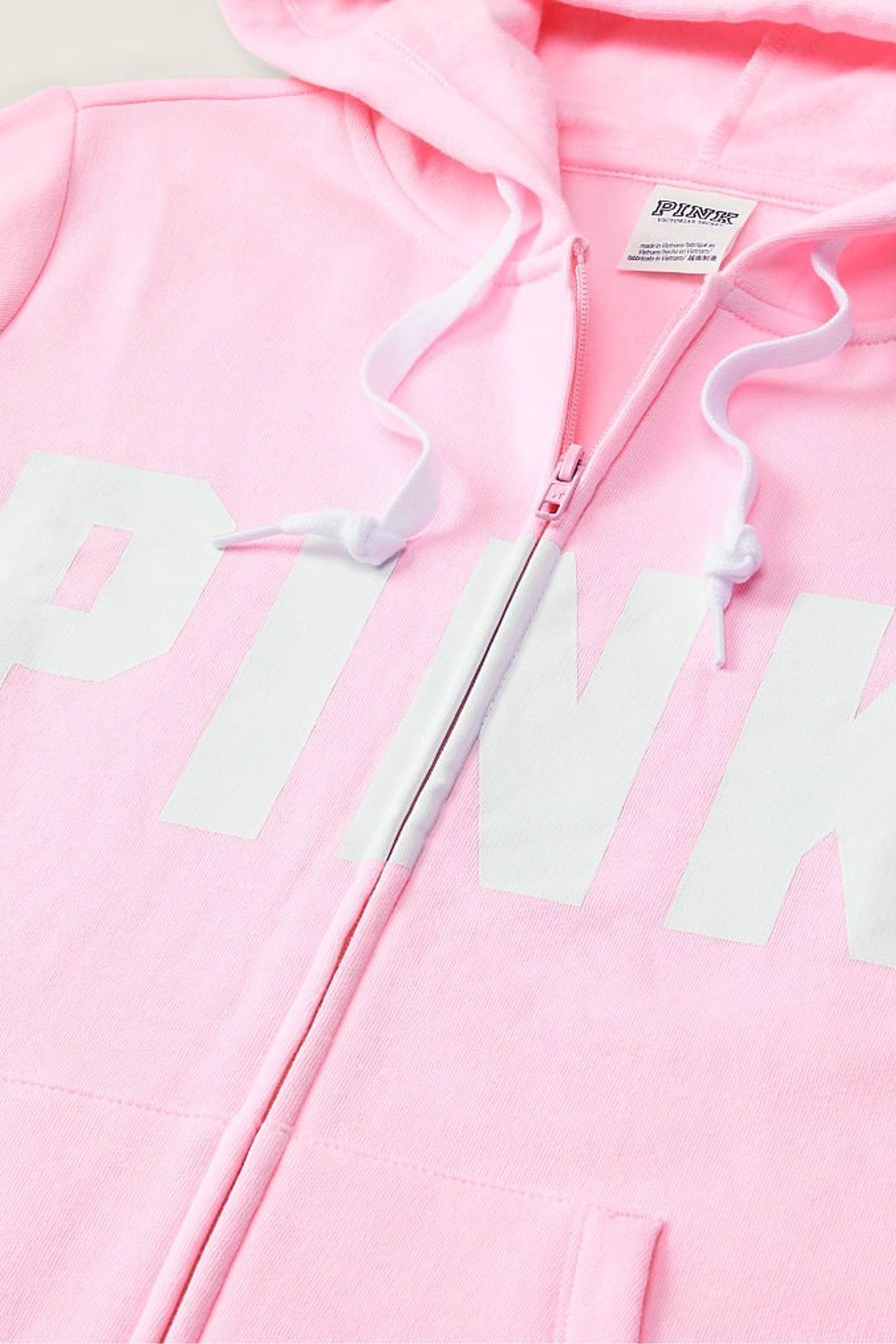 Buy Victoria's Secret PINK Everyday Lounge Perfect Full Zip Hoodie from