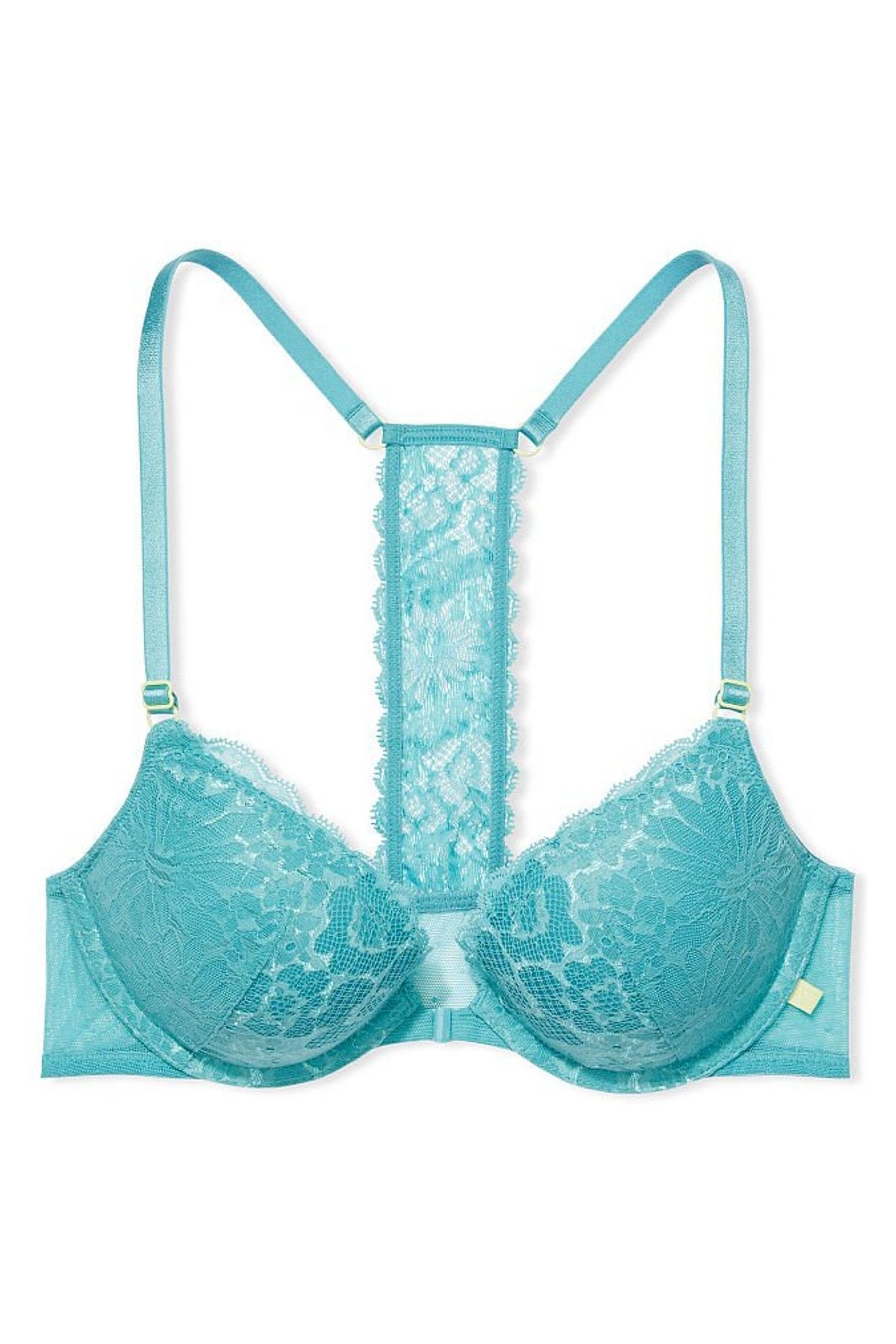 Buy Victoria's Secret Lace Front Fastening Push Up TShirt Bra from the Victoria's Secret UK