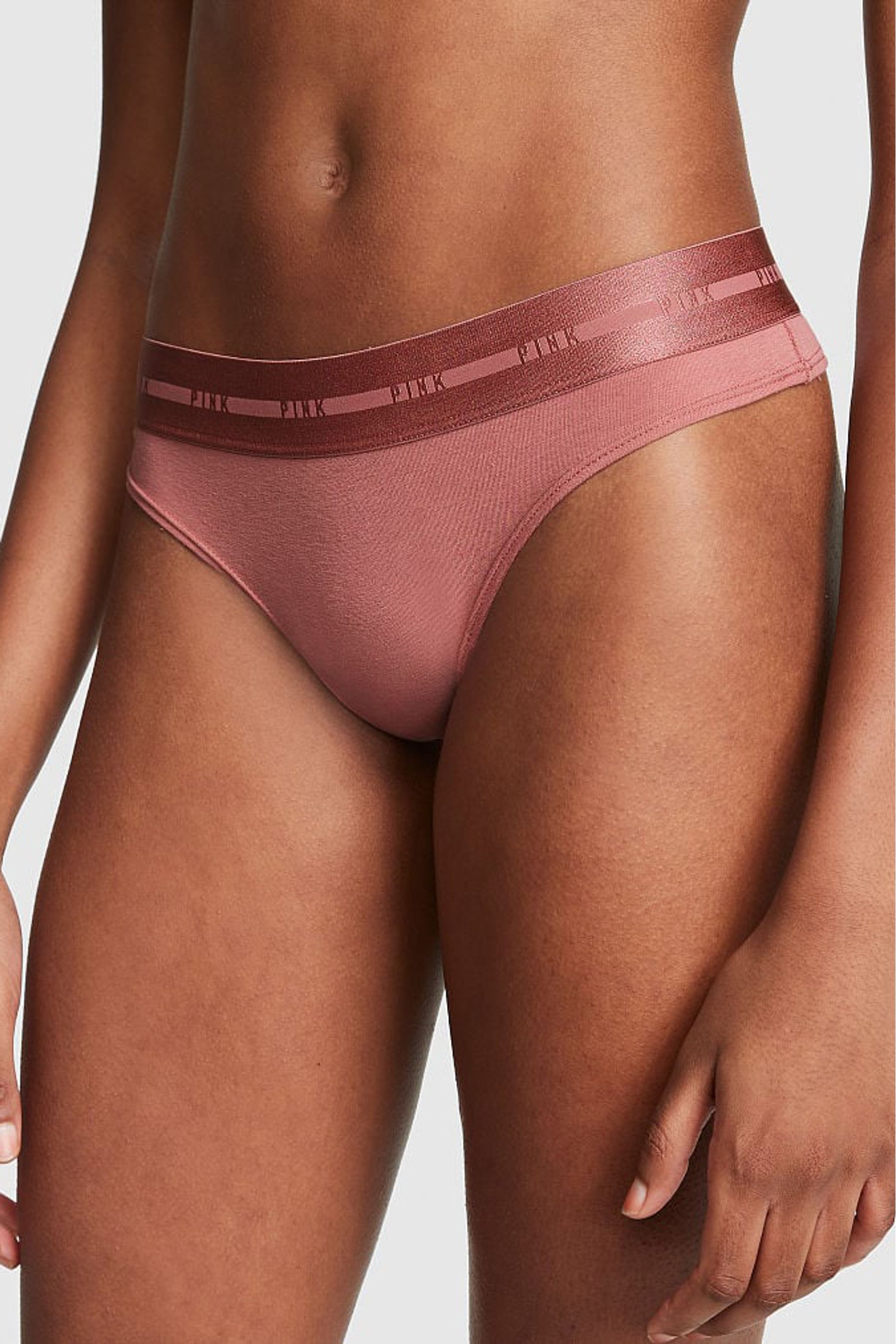 Buy Victoria's Secret PINK Logo Thong Knickers from the Victoria's