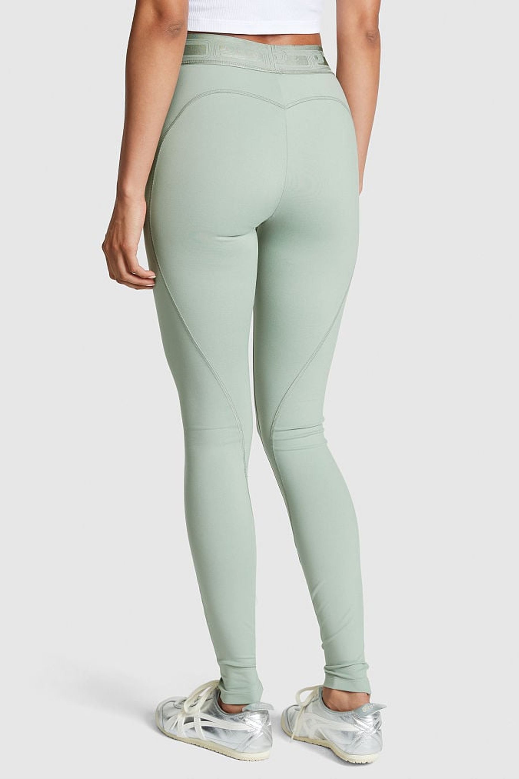 Pantaloncini Bike Short Victoria's Secret Pink High Waist 6'' - Vita Alta, Nuovo Con Etichette