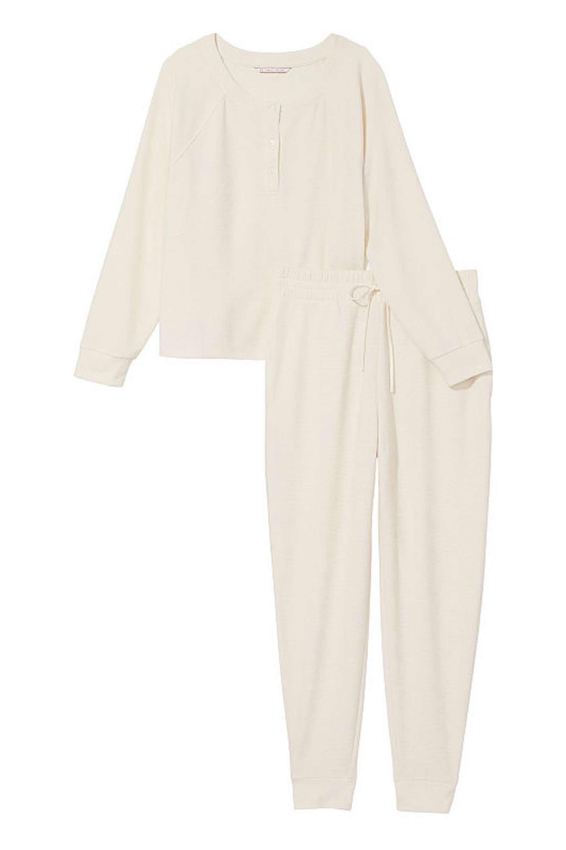 Buy Victoria's Secret Waffle Lounge Jogger Set from the Victoria's ...