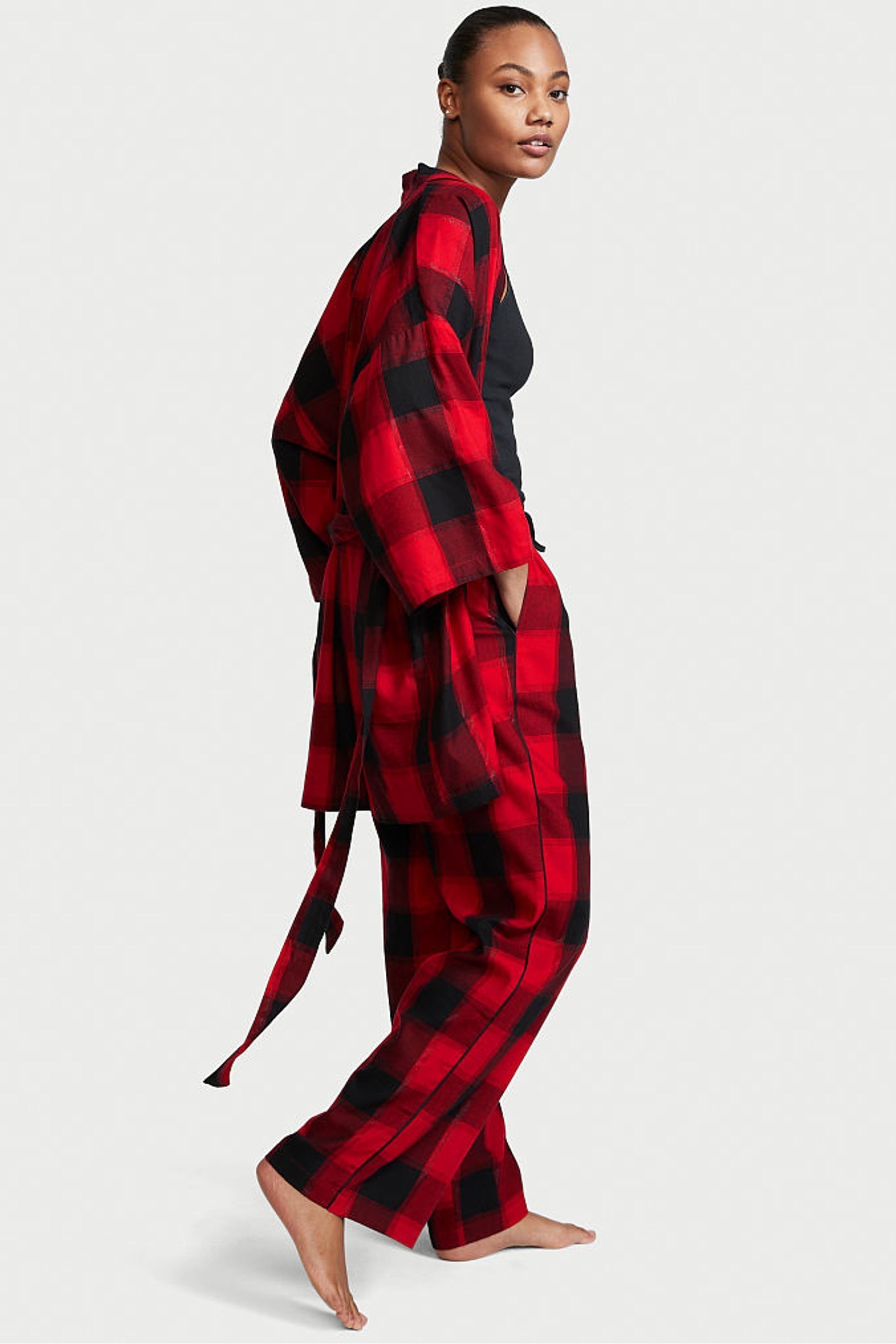 Buy Victoria's Secret Flannel 3 Piece Pyjama Set from the Victoria's