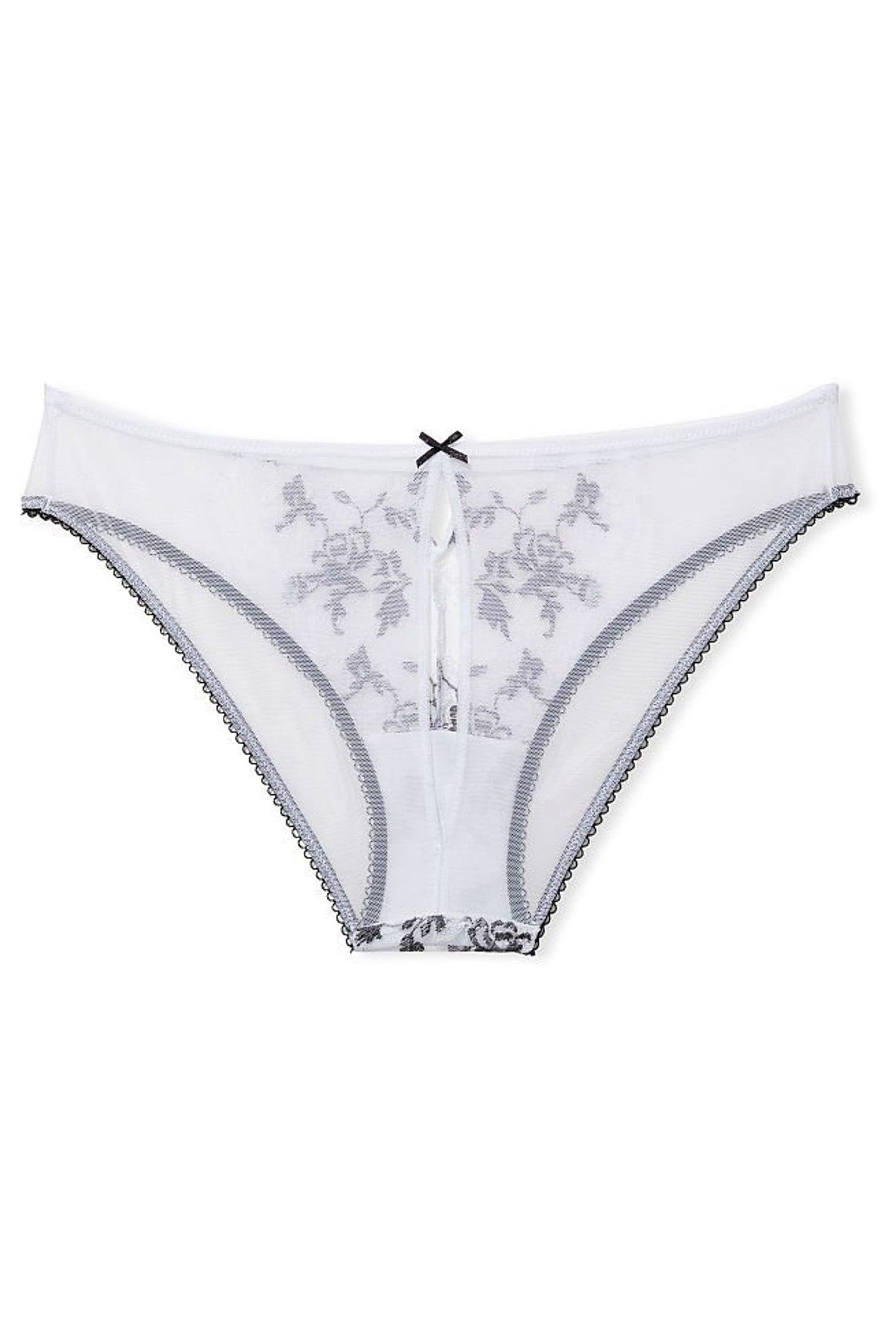 Buy Victoria's Secret Embroidered Lace Keyhole Cheekini Panty from the