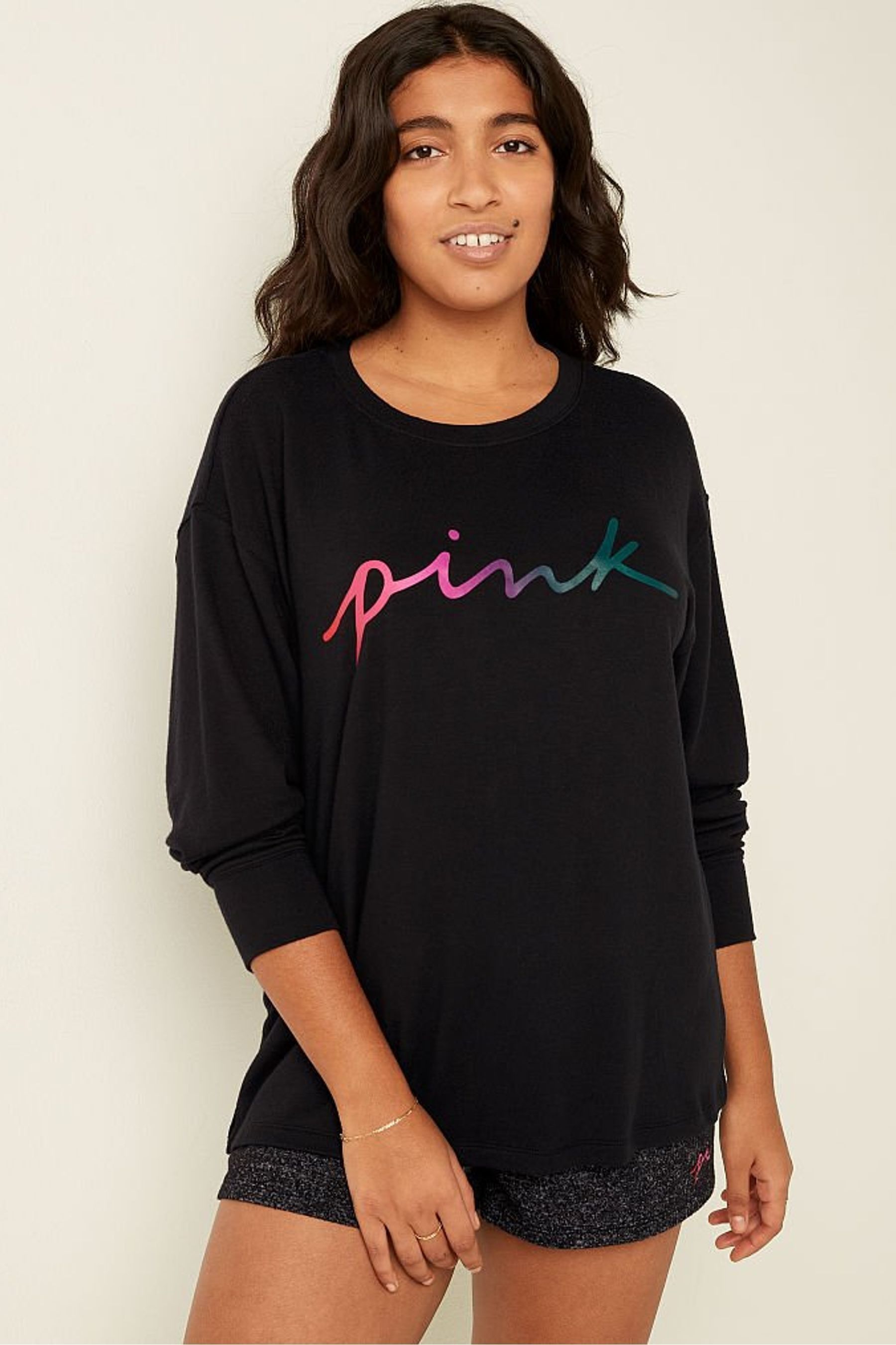 Victoria's Secret PINK Cozy Long Sleeve Sleep Shirt Victoria's Secret