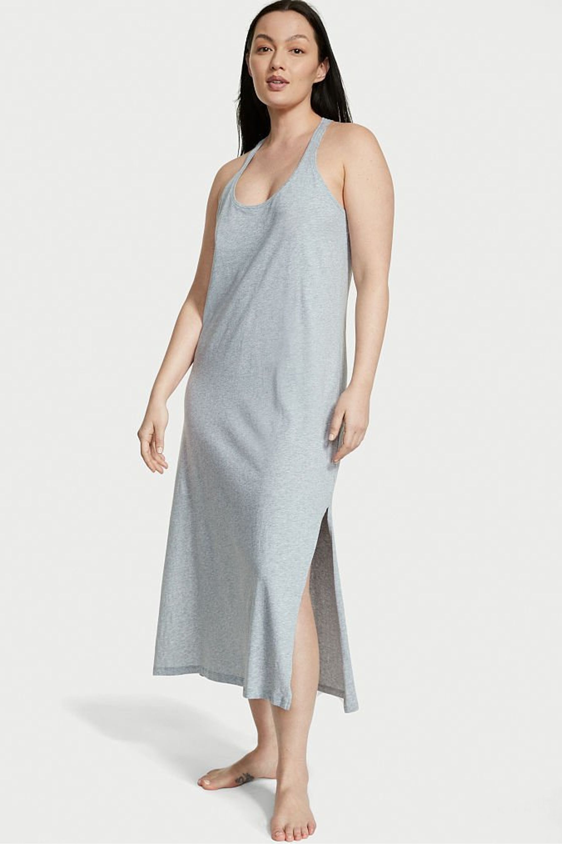 Buy Victoria's Secret Lightweight Cotton Tank Maxi Sleepshirt from the