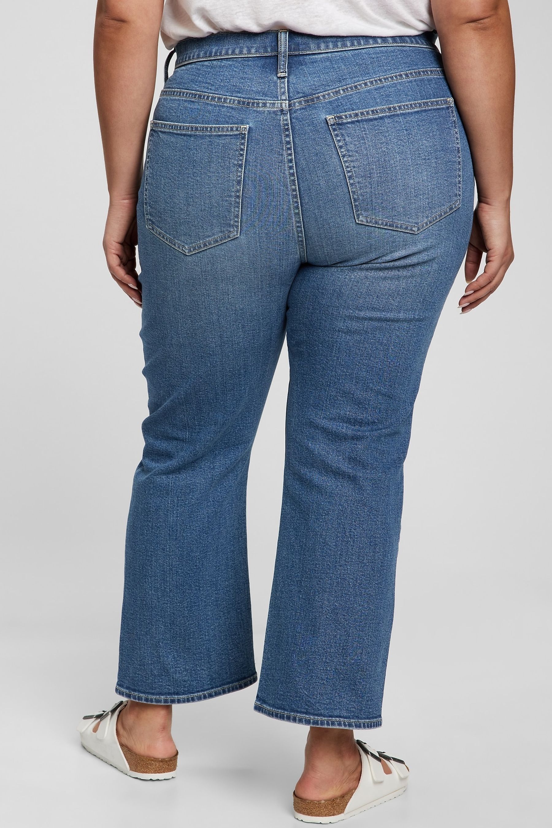 Buy Gap High Waisted Kick Fit Jeans from the Gap online shop