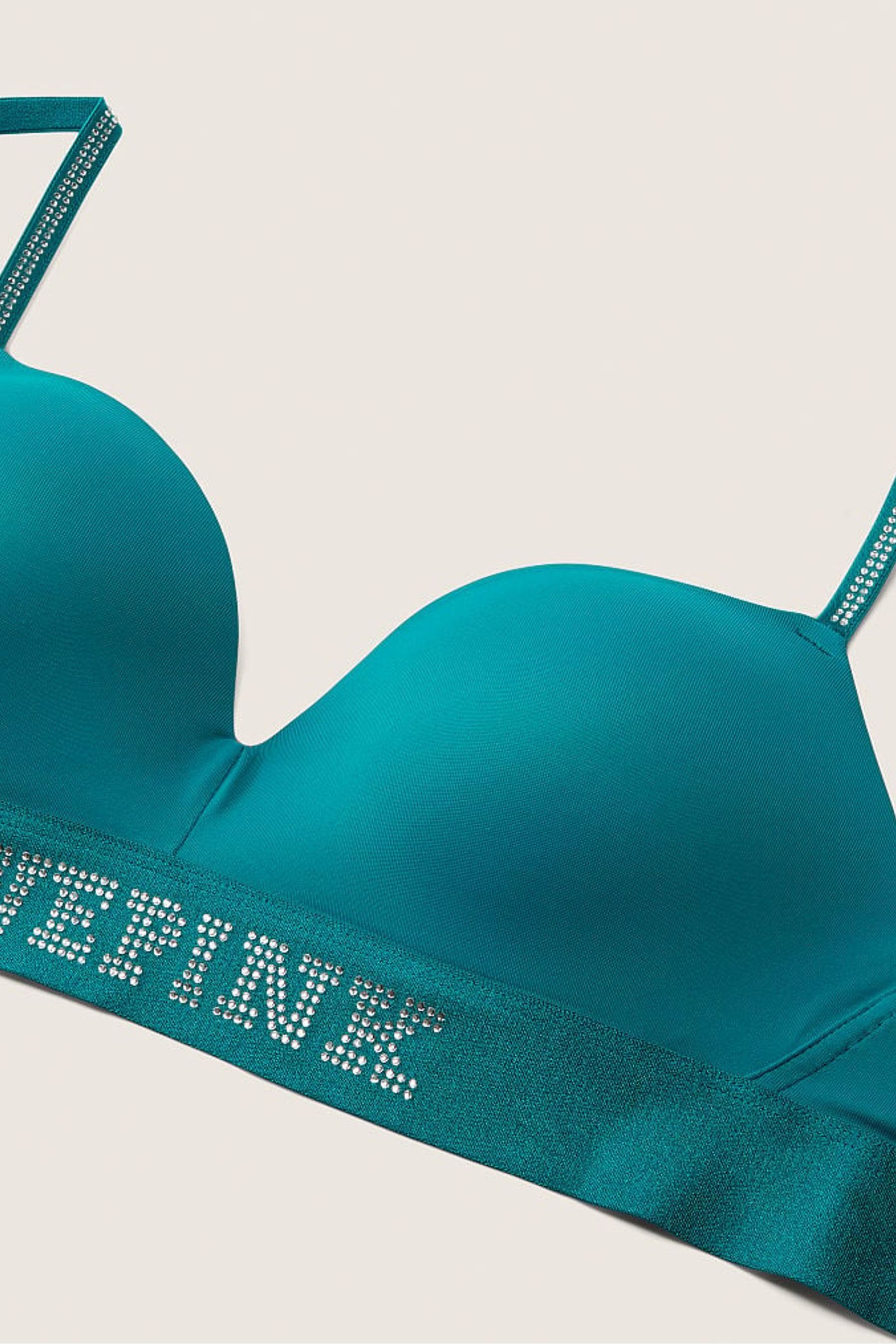 Buy Victoria's Secret PINK Smooth Shine Strap Non Wired Push Up TShirt