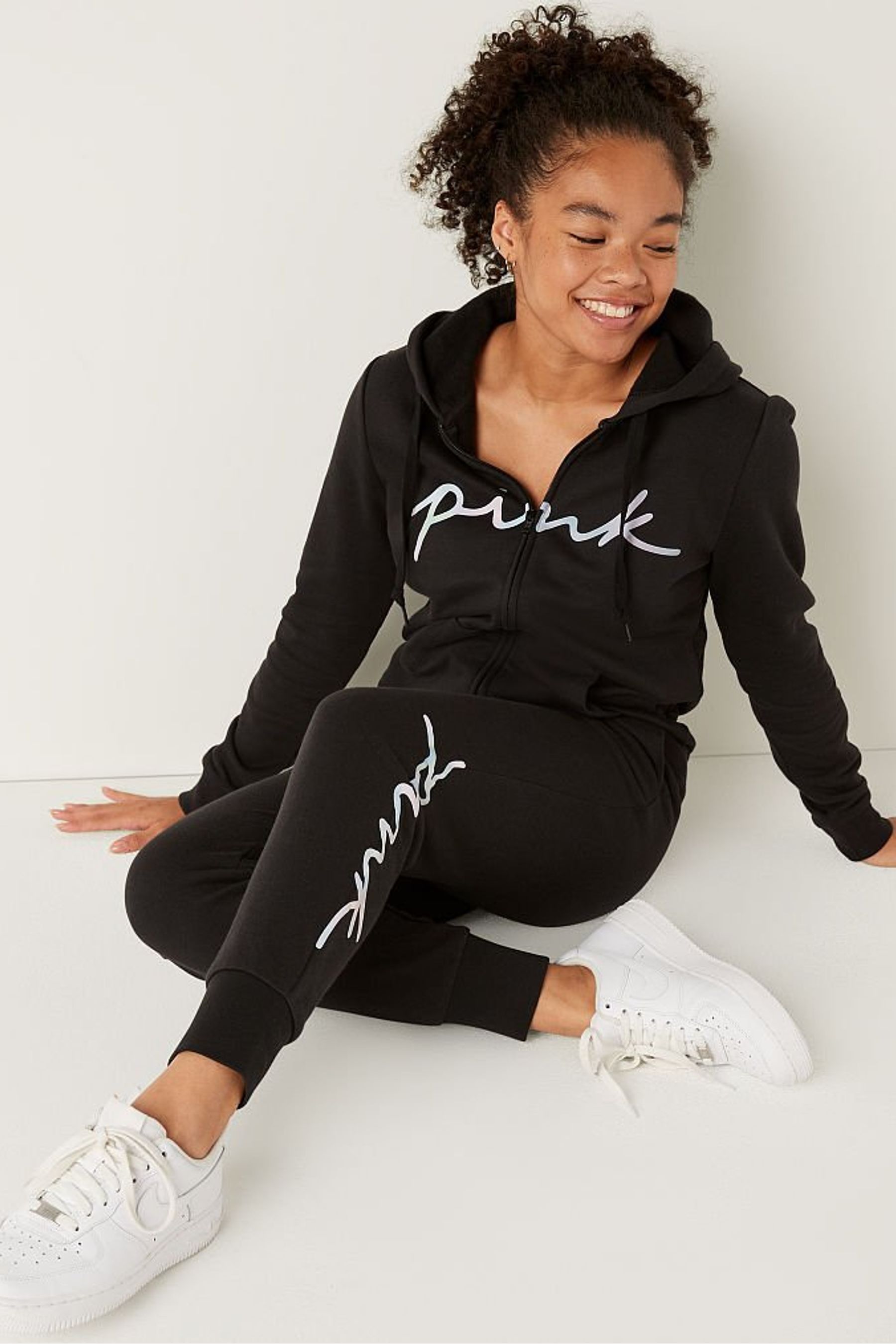 Buy Victoria's Secret PINK Everyday Lounge Perfect Full Zip Hoodie from